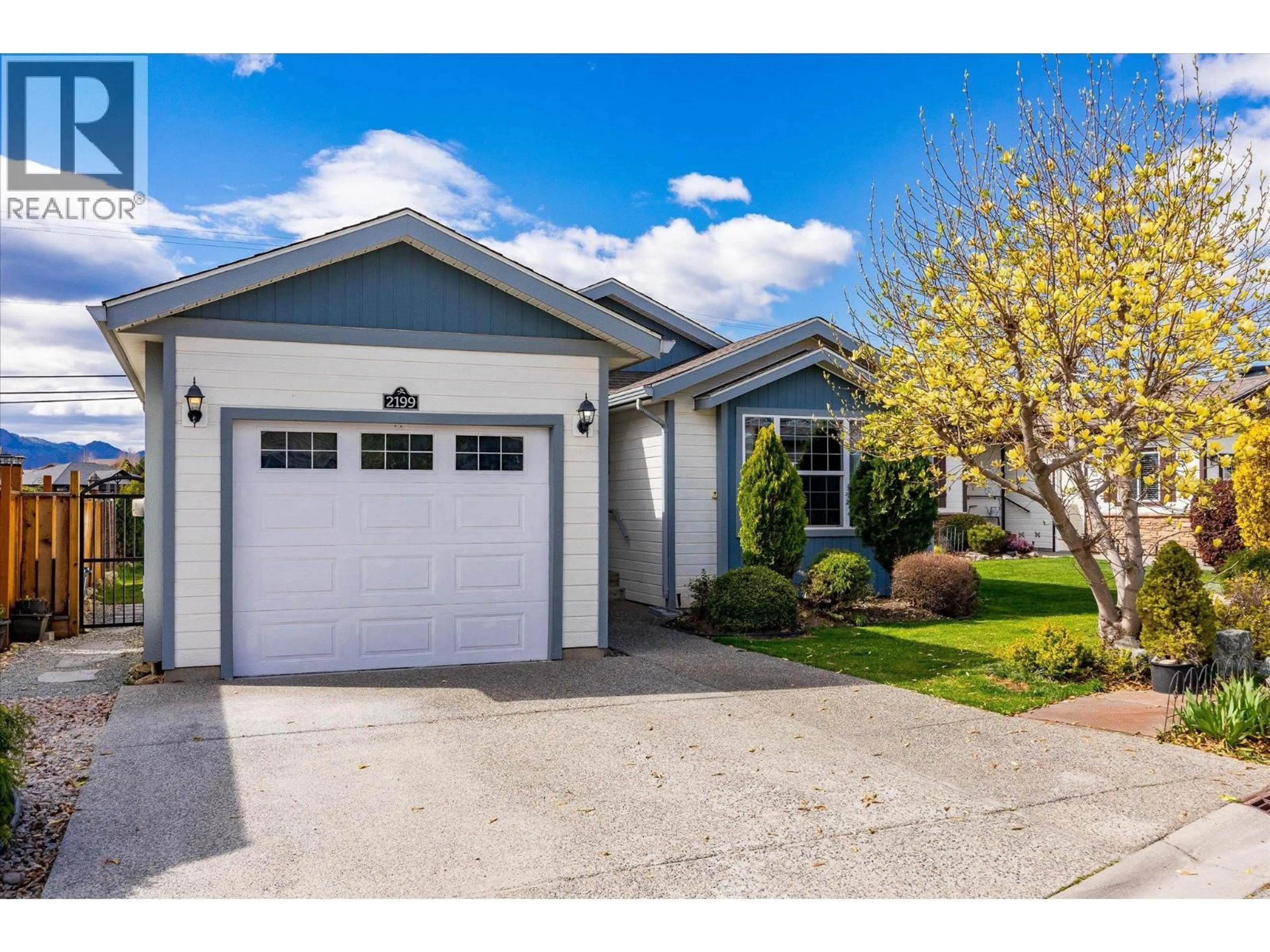 Home with vinyl exterior material, street for 2199 MIMOSA DRIVE, Westbank British Columbia V4T3A5