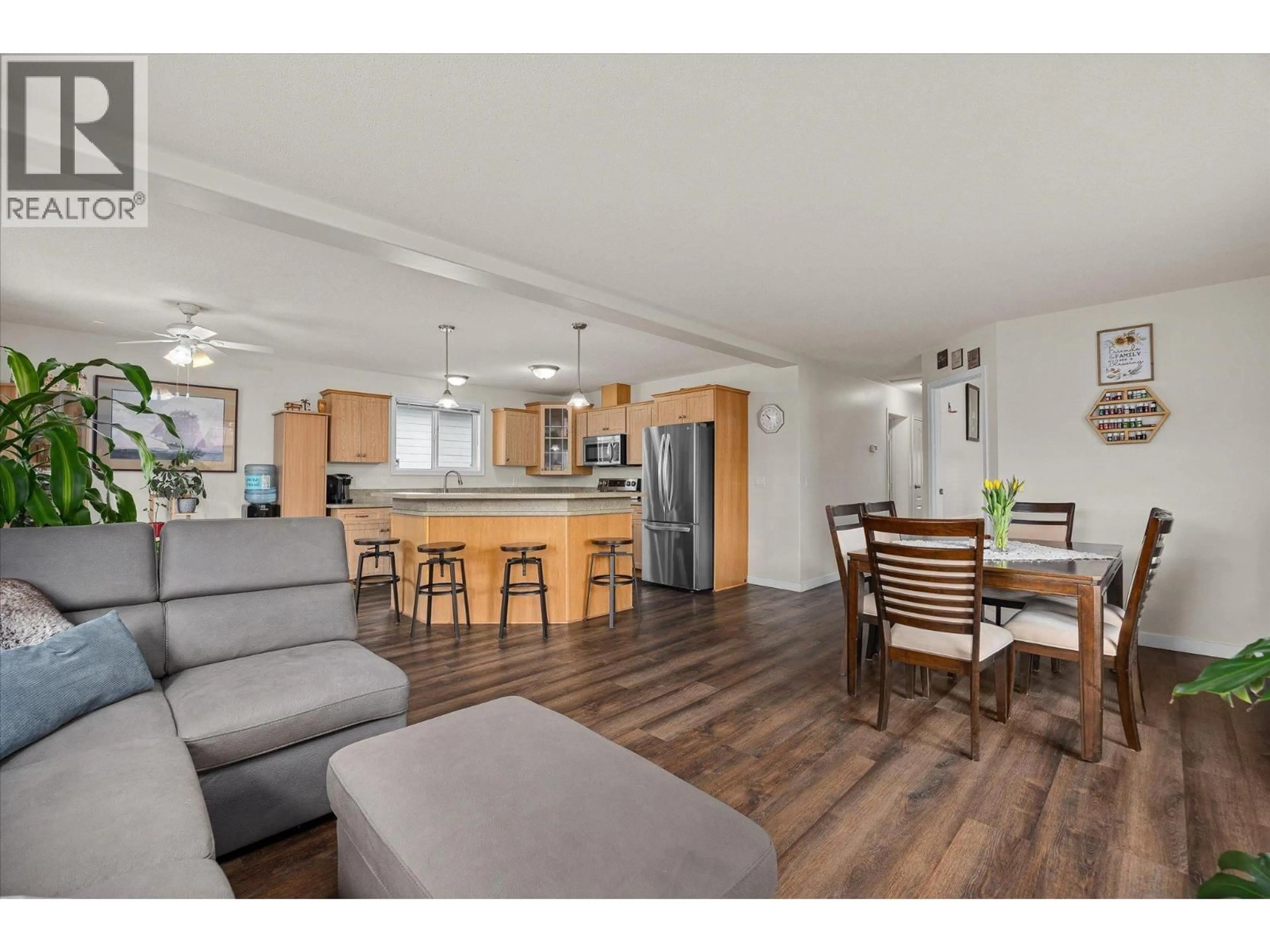 Open concept kitchen, wood/laminate floor for 2199 MIMOSA DRIVE, Westbank British Columbia V4T3A5