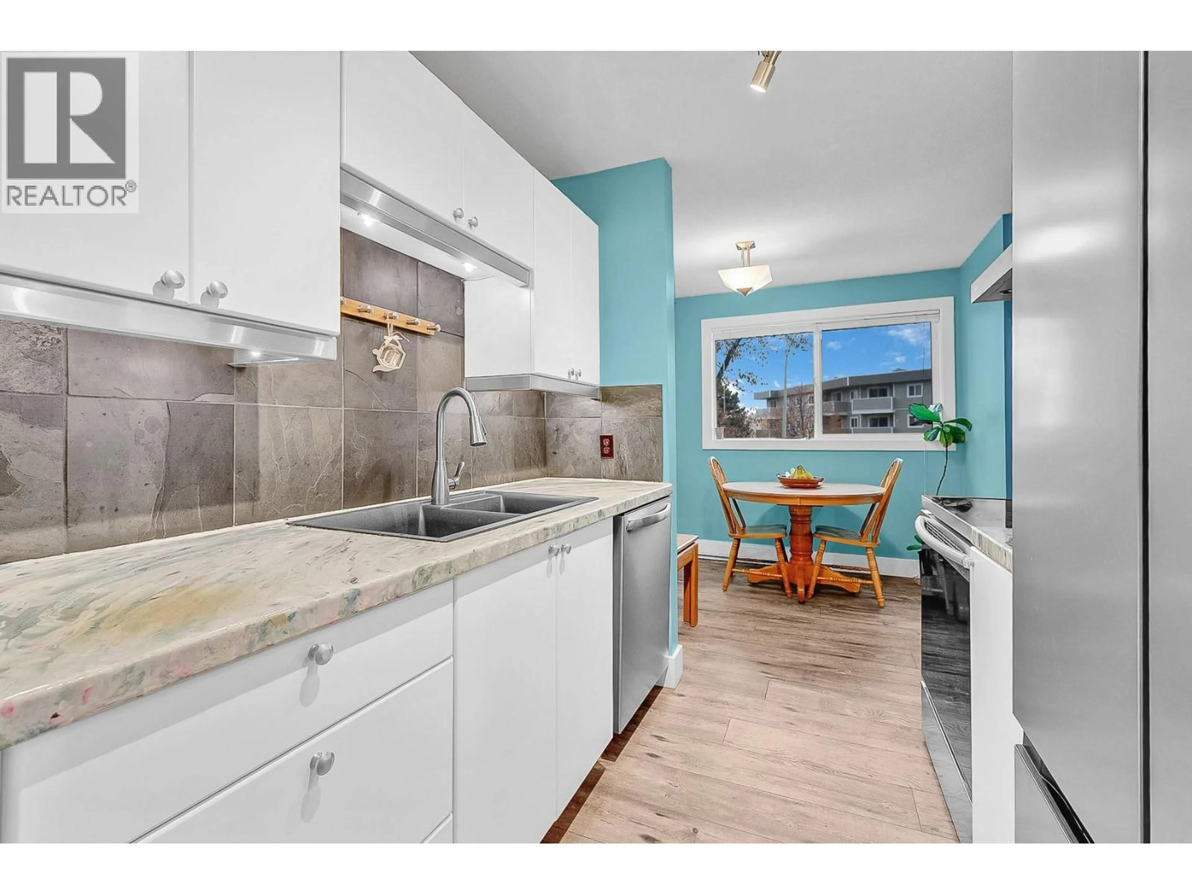 Standard kitchen, ceramic/tile floor for 142 - 715 LEATHEAD ROAD, Kelowna British Columbia V1X5W3