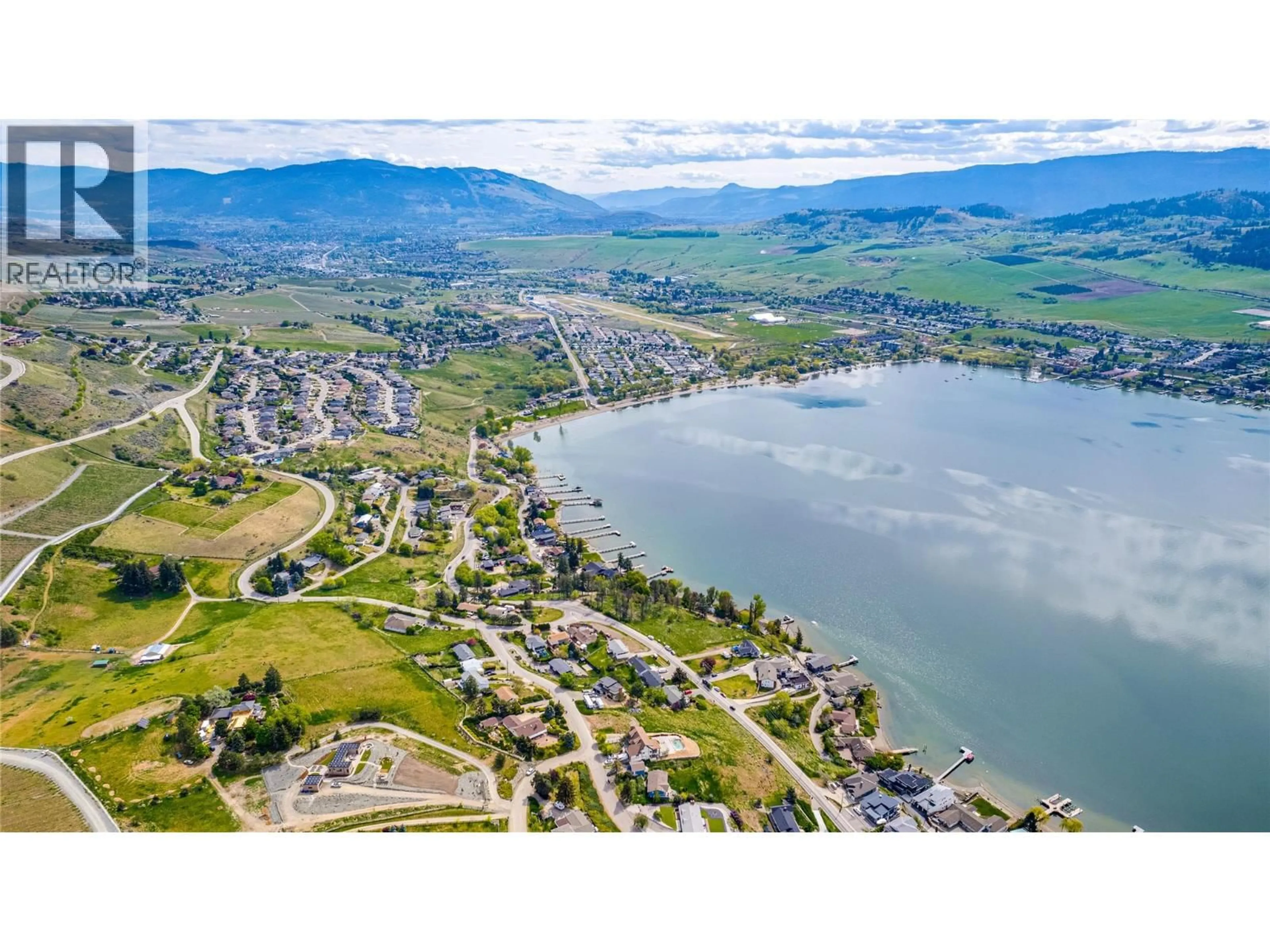 A pic from outside/outdoor area/front of a property/back of a property/a pic from drone, water/lake/river/ocean view for 7415 TRONSON ROAD, Vernon British Columbia V1H1S4