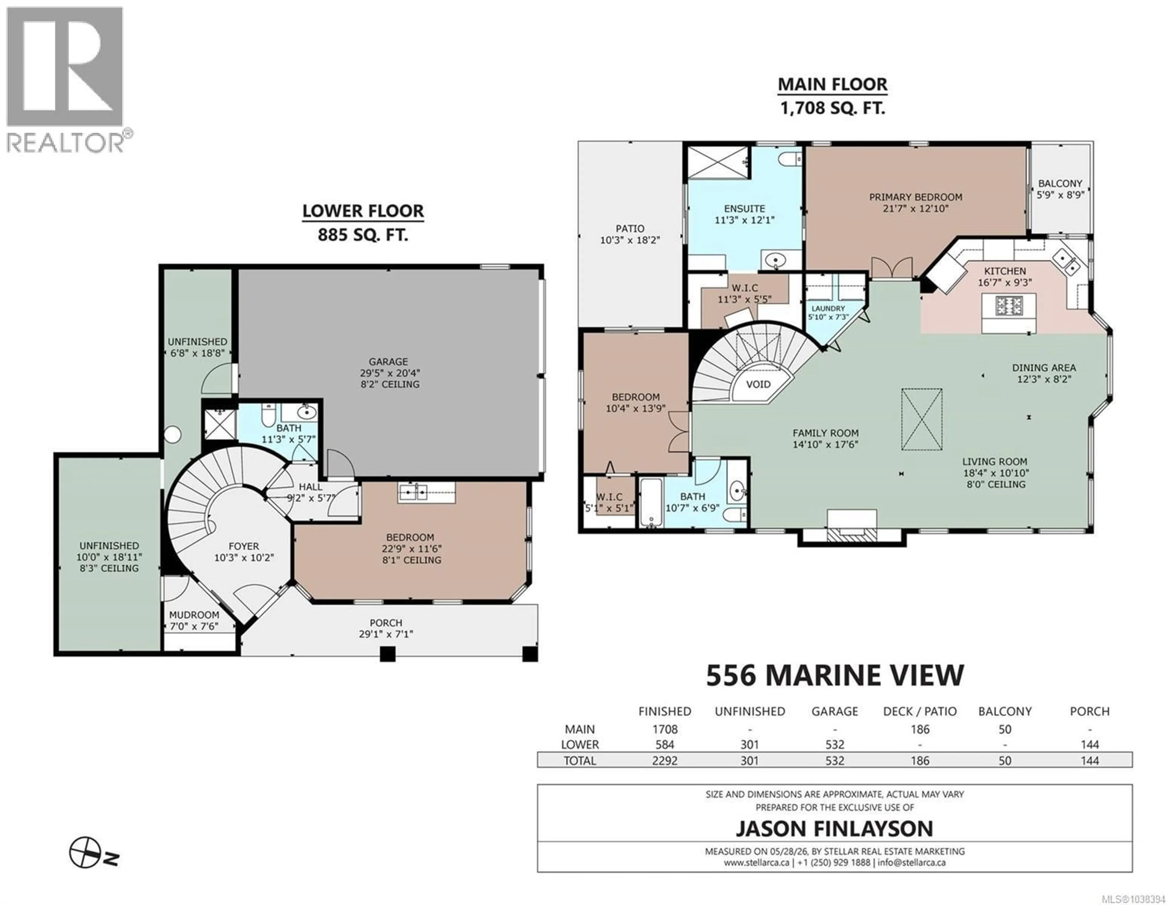 Floor plan for 556 MARINE VIEW, Cobble Hill British Columbia V0R1L1