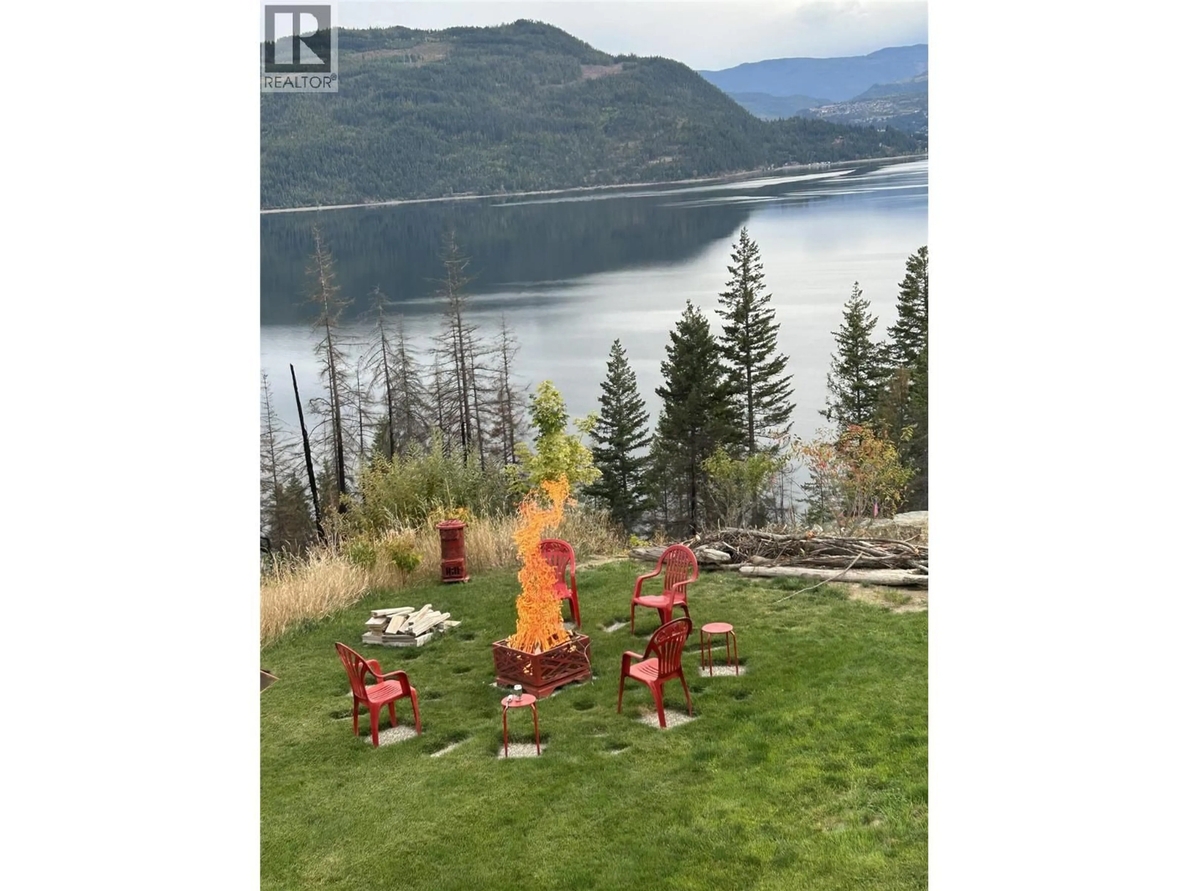 Patio, water/lake/river/ocean view for 5208 CELISTA PLACE, Celista British Columbia V0E1M6