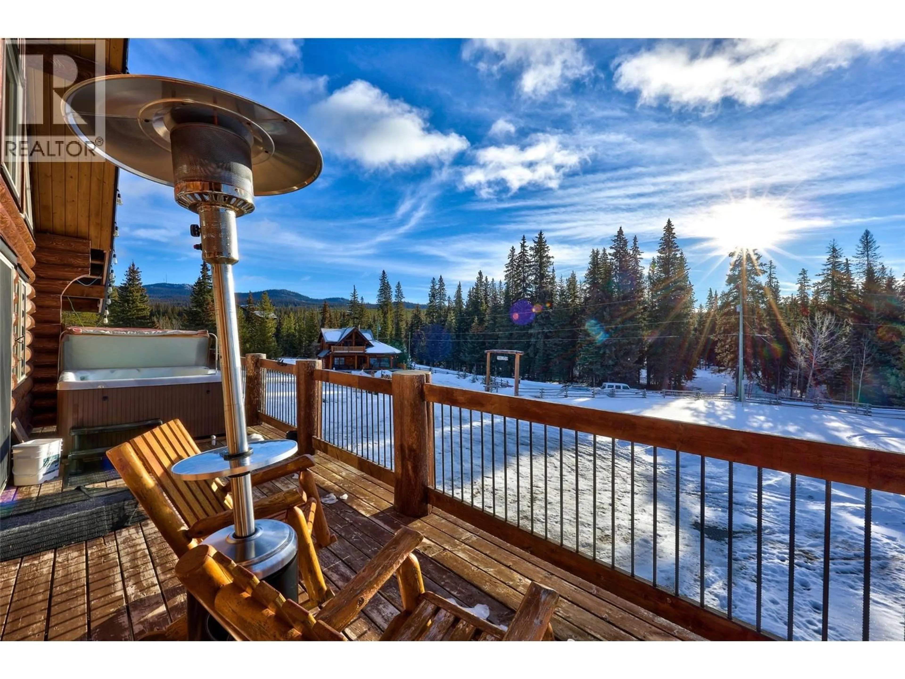 Patio, water/lake/river/ocean view for 4889 PINE RIDGE WAY, Logan Lake British Columbia V0E1W0