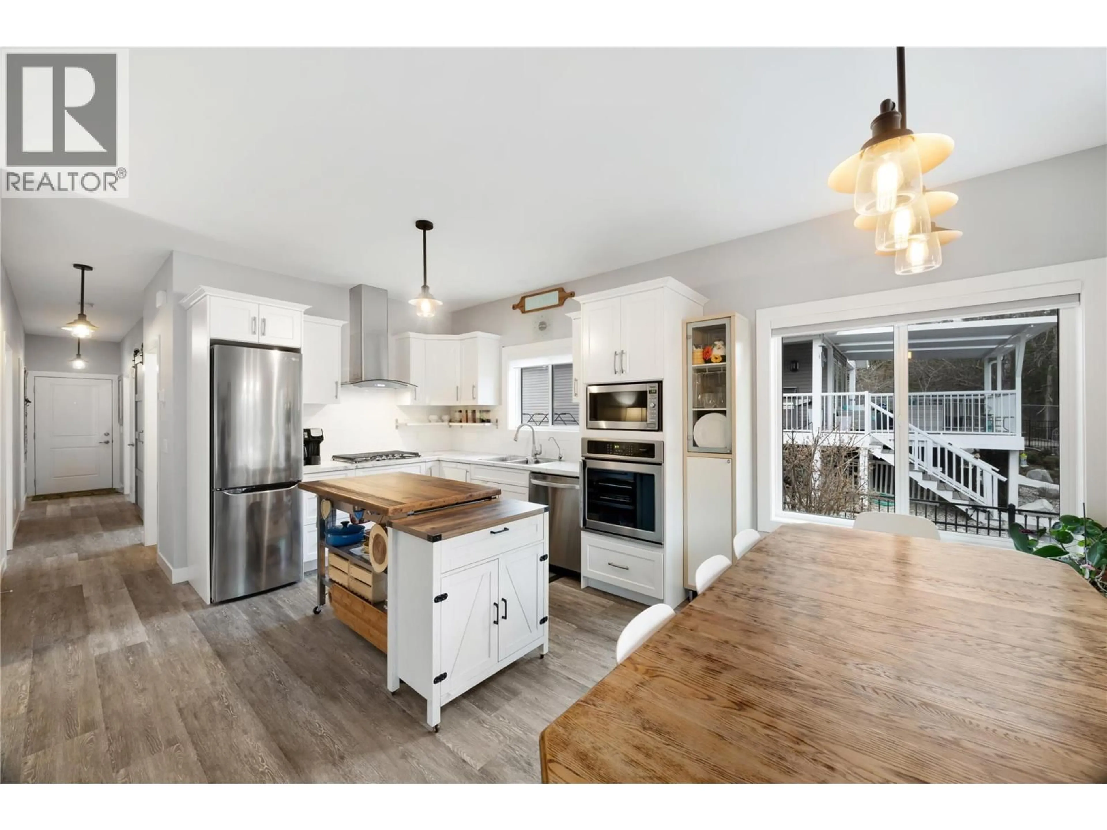 Open concept kitchen, wood/laminate floor for G8 - 4505 MCLEAN CREEK ROAD, Okanagan Falls British Columbia V0H1R1