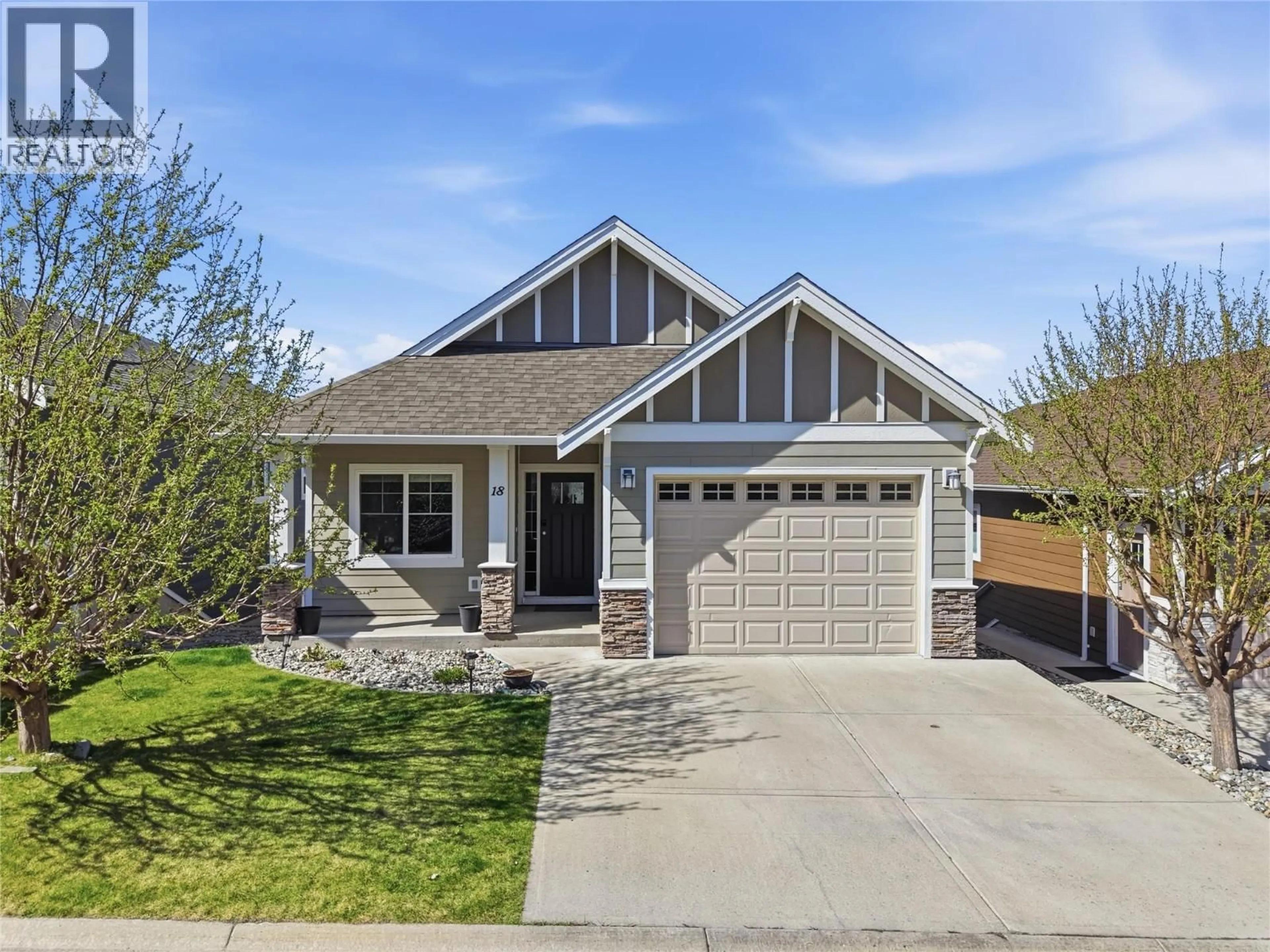Home with brick exterior material, street for 18 - 1250 ABERDEEN DRIVE, Kamloops British Columbia V1S0C1