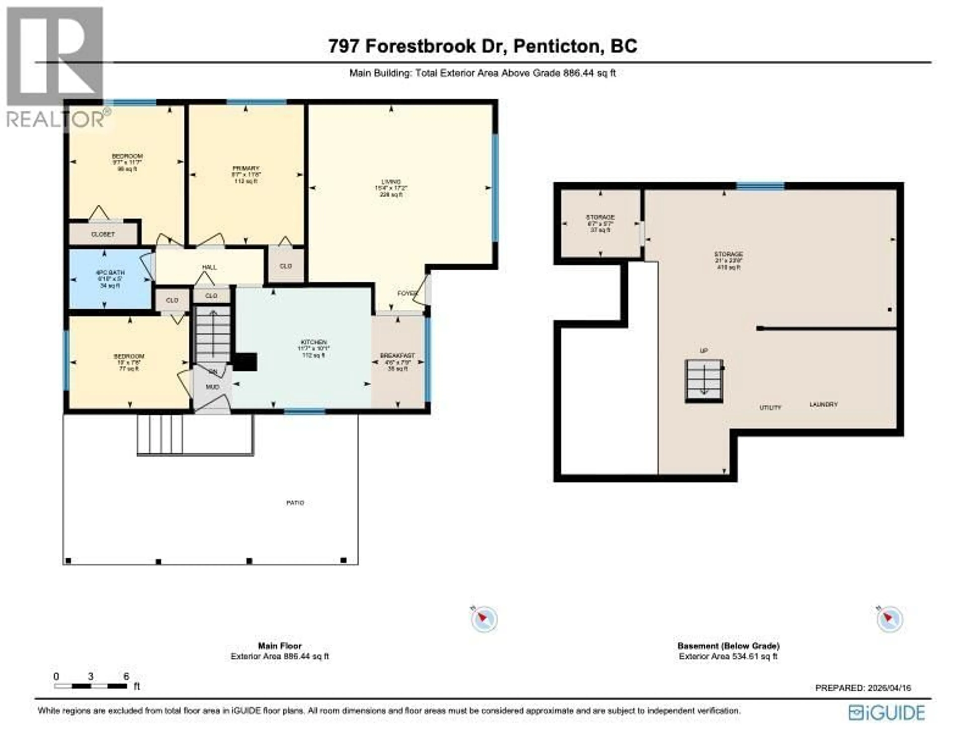 Floor plan for 797 FORESTBROOK DRIVE, Penticton British Columbia V2A2E6