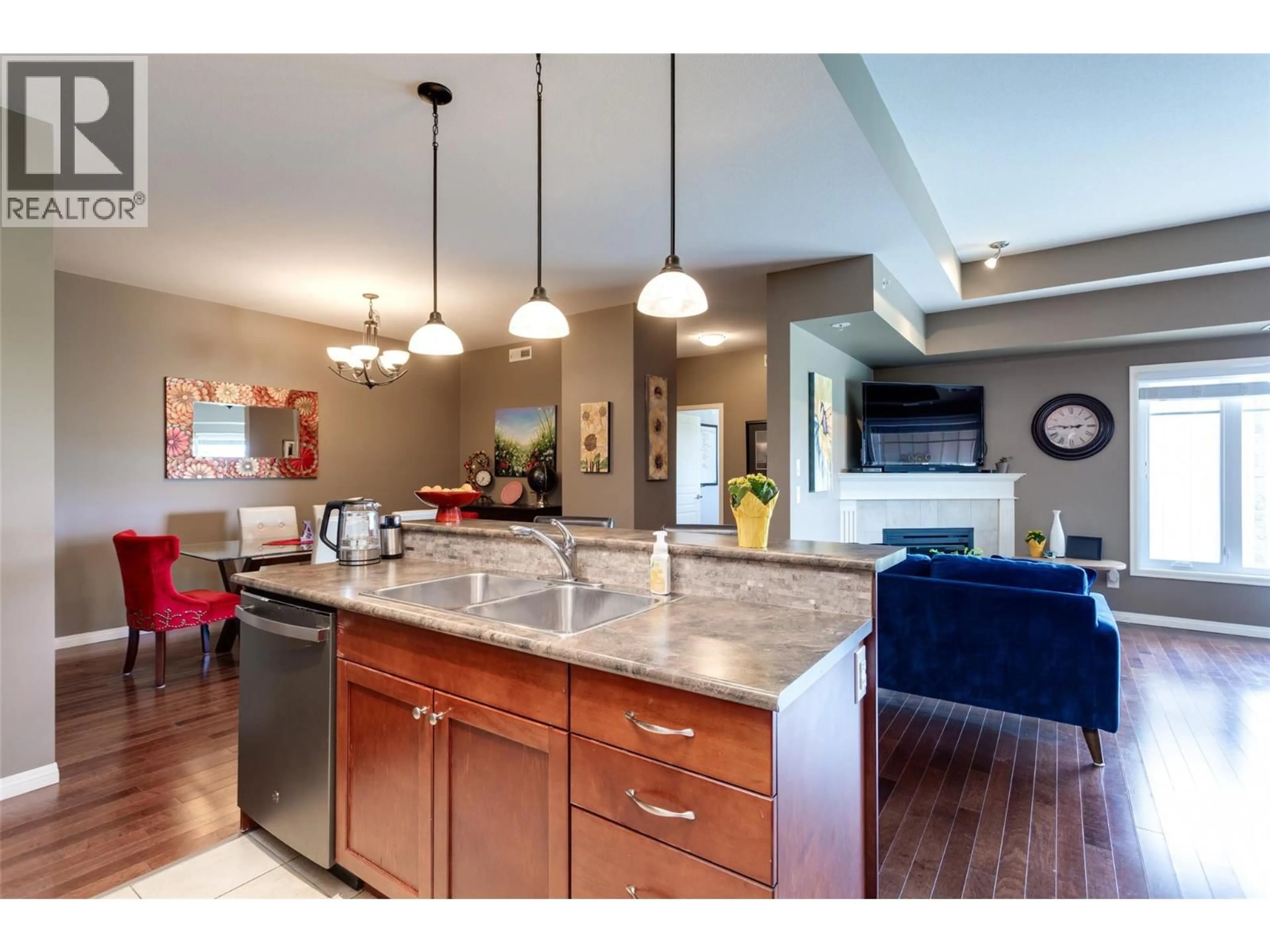 Open concept kitchen, unknown for 408 - 660 LEQUIME ROAD, Kelowna British Columbia V1W1A4