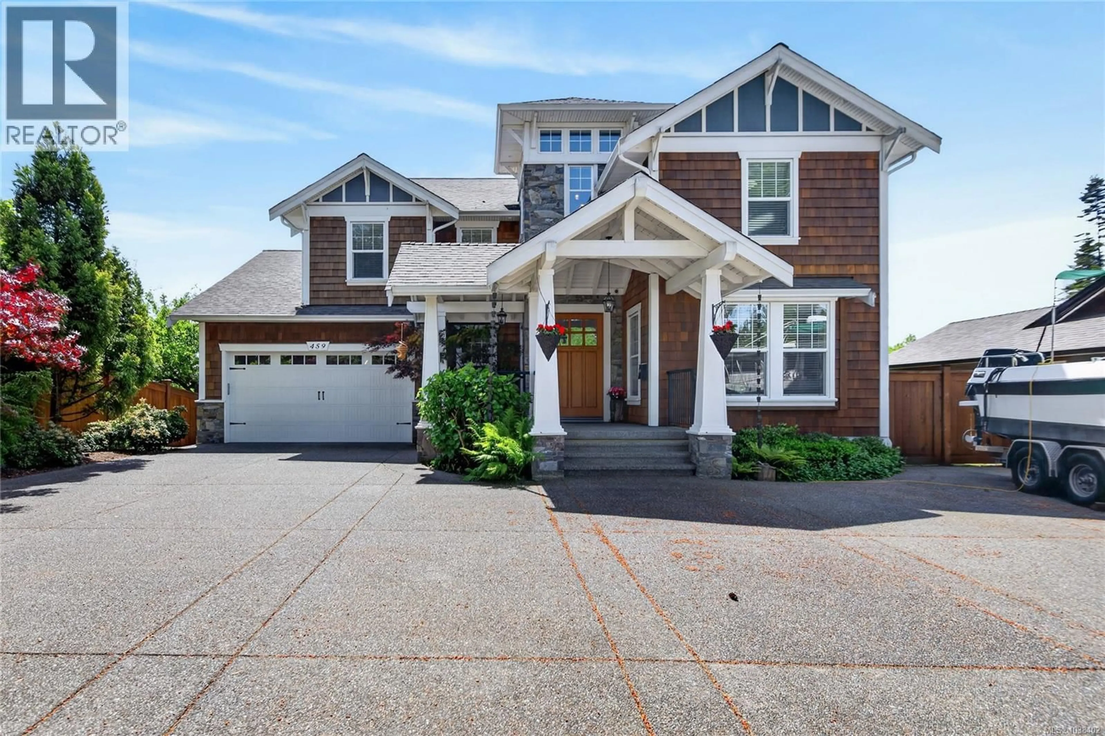 Home with brick exterior material, street for 459 TWILLINGATE ROAD, Campbell River British Columbia V9W1V5
