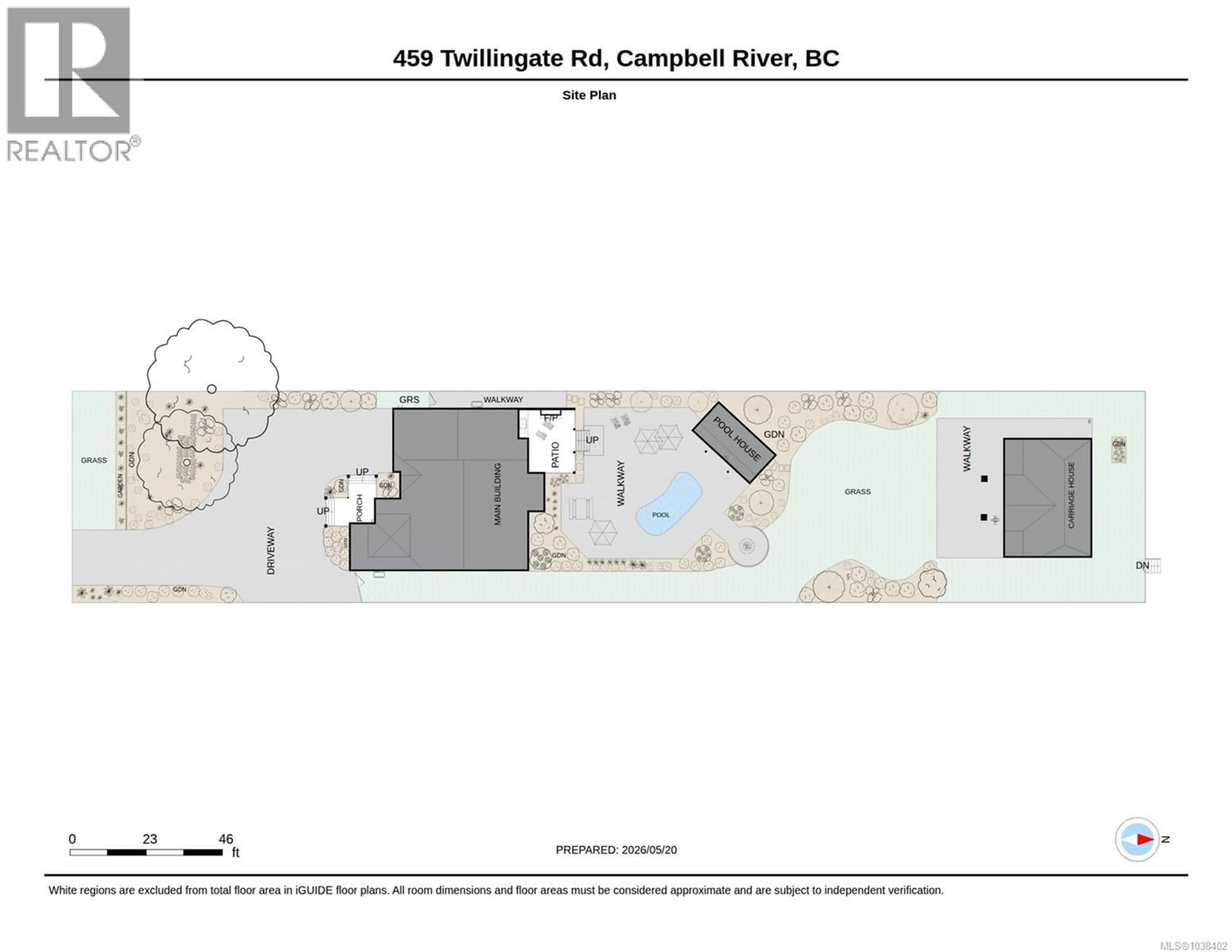 Floor plan for 459 TWILLINGATE ROAD, Campbell River British Columbia V9W1V5