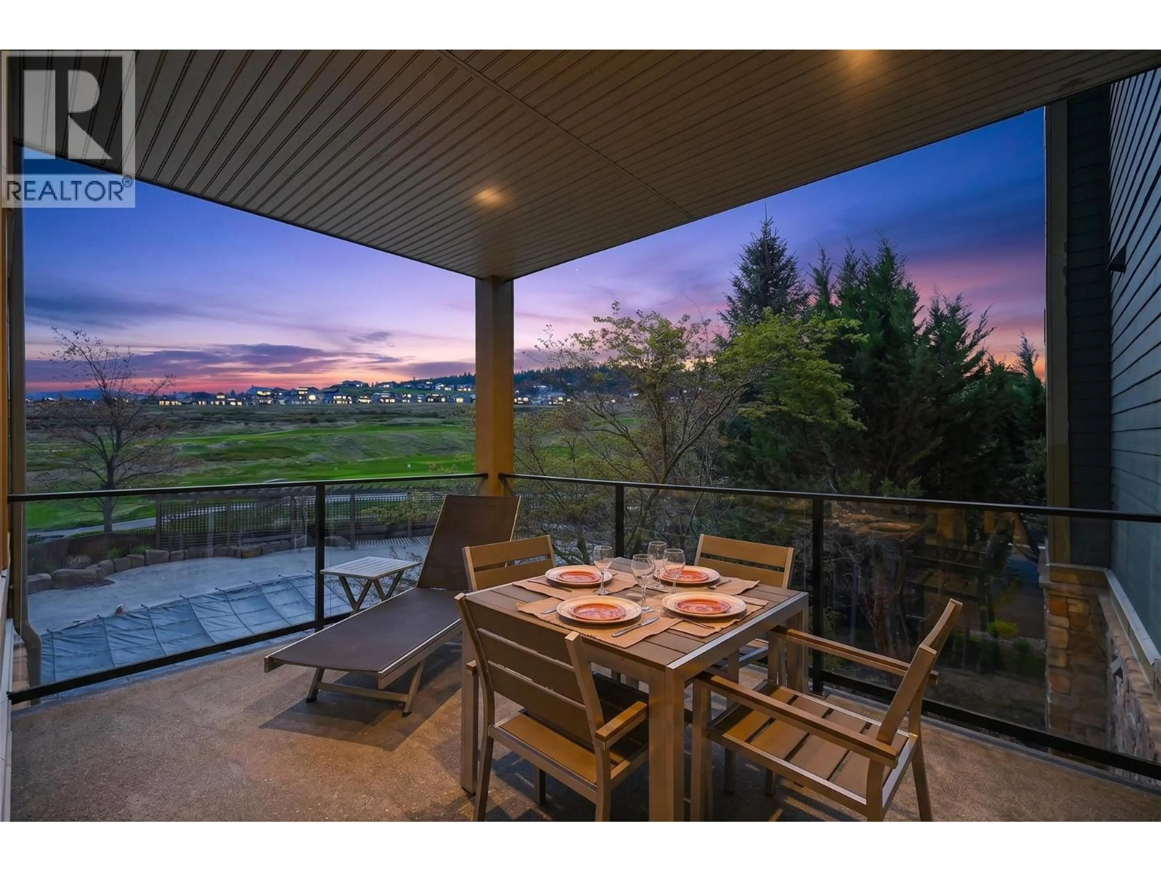 Patio, water/lake/river/ocean view for 232 - 101 VILLAGE CENTRE COURT, Vernon British Columbia V1H1Y8