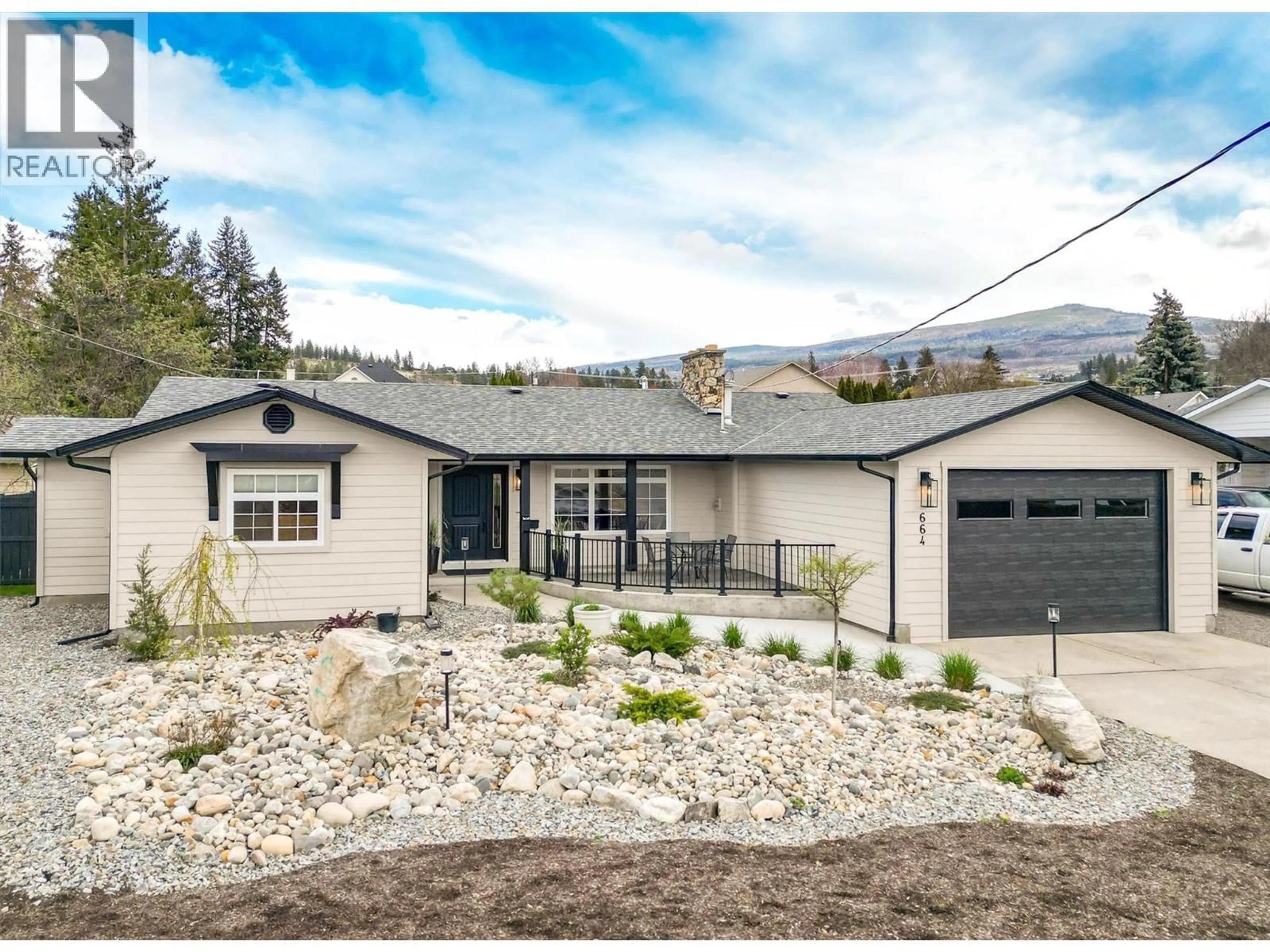 Home with vinyl exterior material, mountain view for 664 BERK COURT, Kelowna British Columbia V1W1T9
