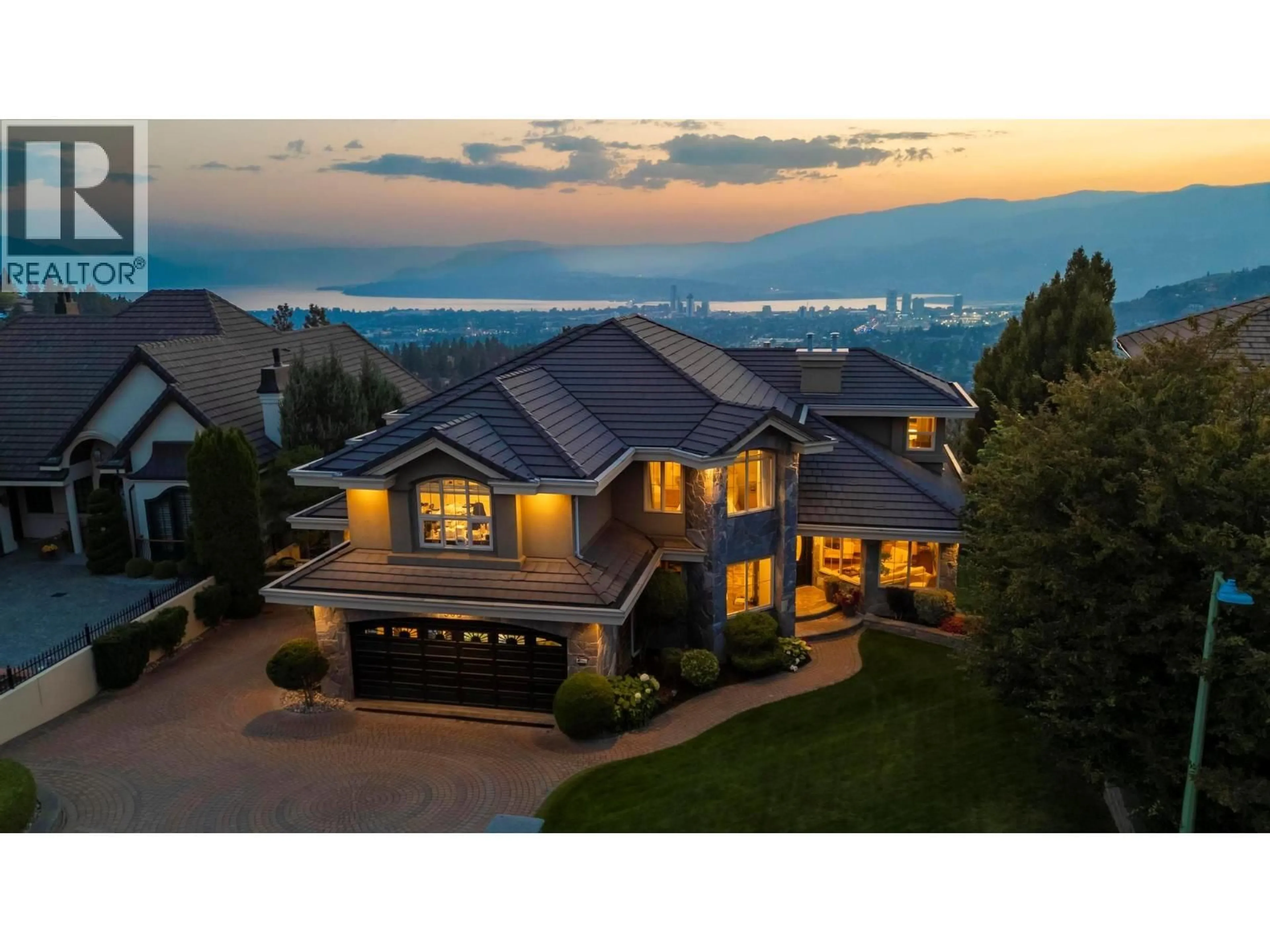 A pic from outside/outdoor area/front of a property/back of a property/a pic from drone, mountain view for 960 SKEENA DRIVE, Kelowna British Columbia V1V2B2