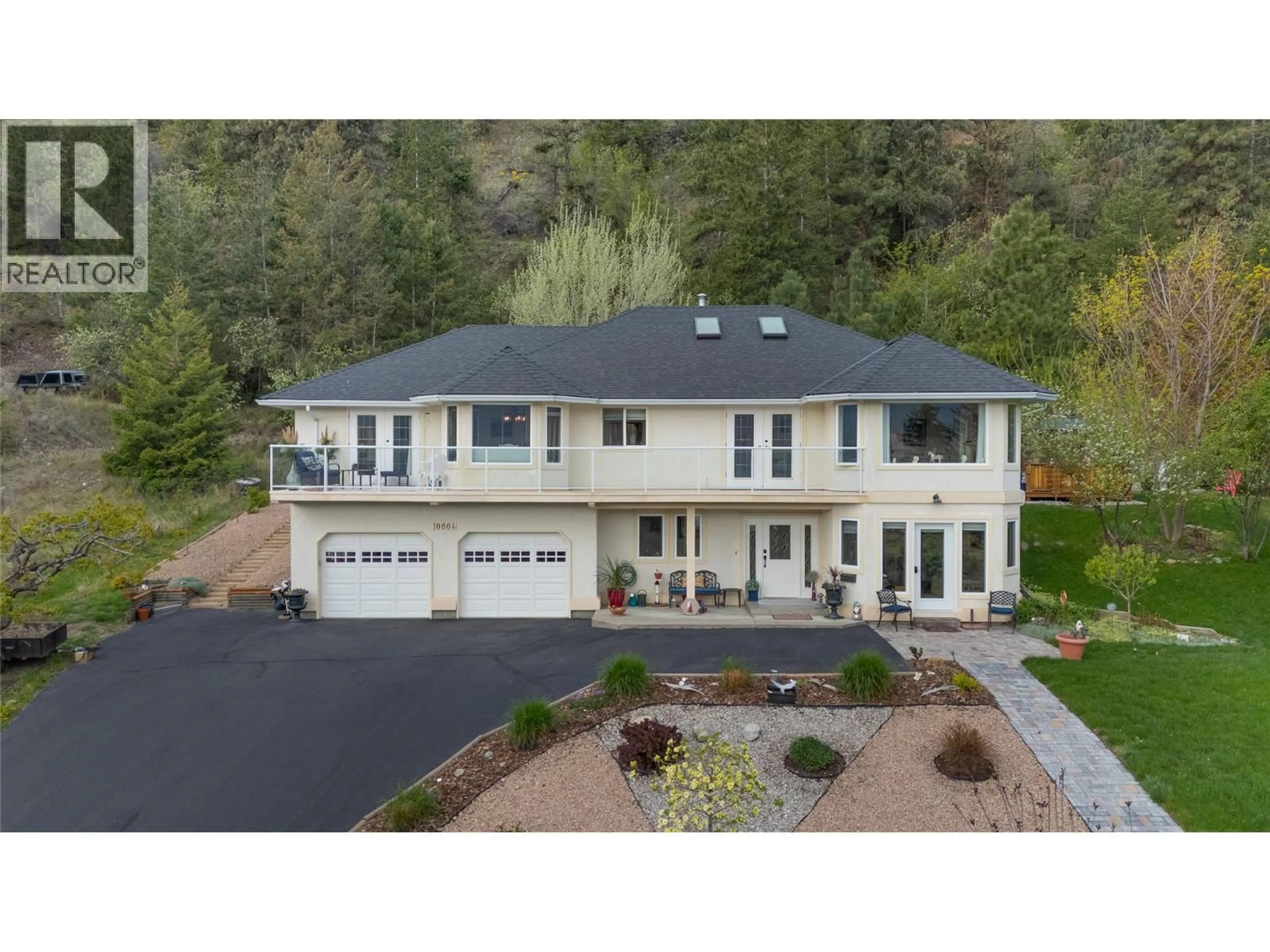 A pic from outside/outdoor area/front of a property/back of a property/a pic from drone, mountain view for 10804 GIANTS HEAD ROAD, Summerland British Columbia V0H1Z7