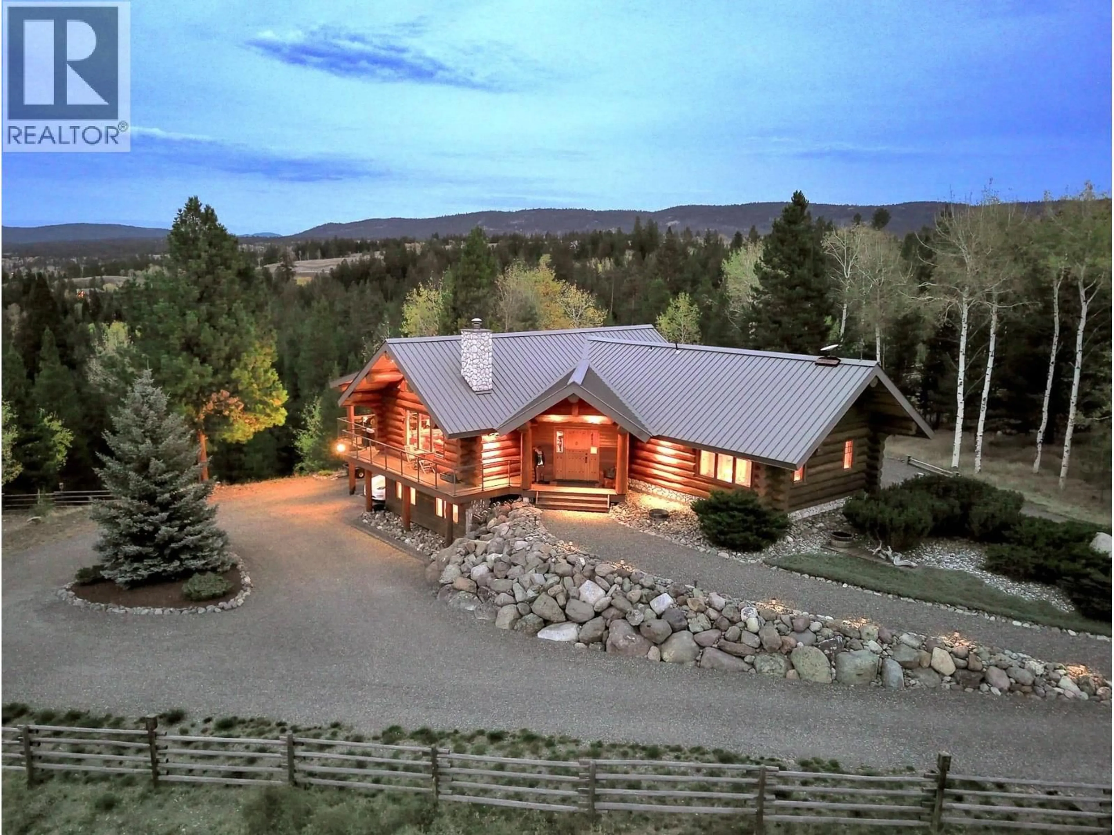 A pic from outside/outdoor area/front of a property/back of a property/a pic from drone, mountain view for 4840 MERRITT PRINCETON HIGHWAY, Merritt British Columbia V1K1B8