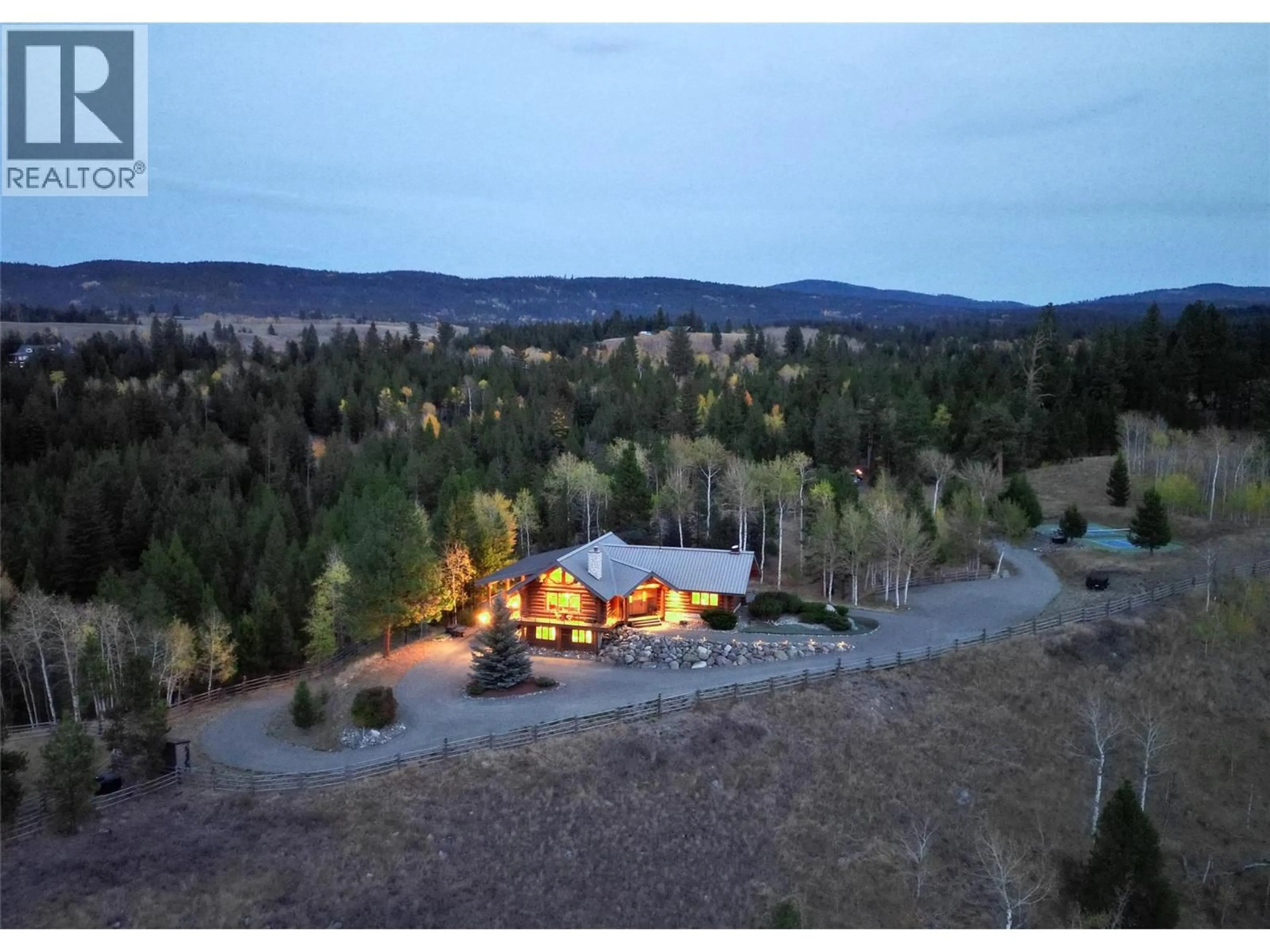 A pic from outside/outdoor area/front of a property/back of a property/a pic from drone, mountain view for 4840 MERRITT PRINCETON HIGHWAY, Merritt British Columbia V1K1B8