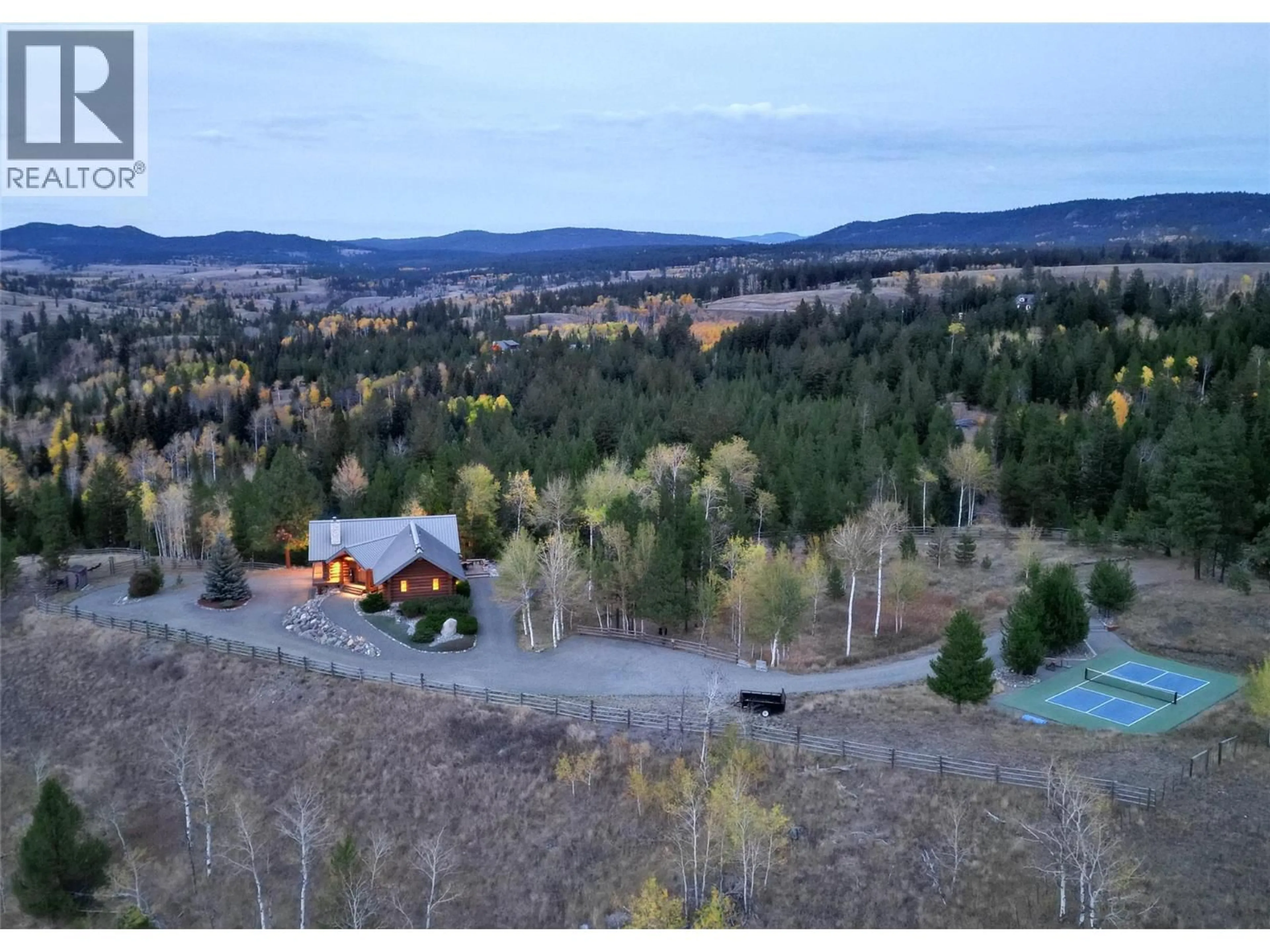 A pic from outside/outdoor area/front of a property/back of a property/a pic from drone, forest/trees view for 4840 MERRITT PRINCETON HIGHWAY, Merritt British Columbia V1K1B8