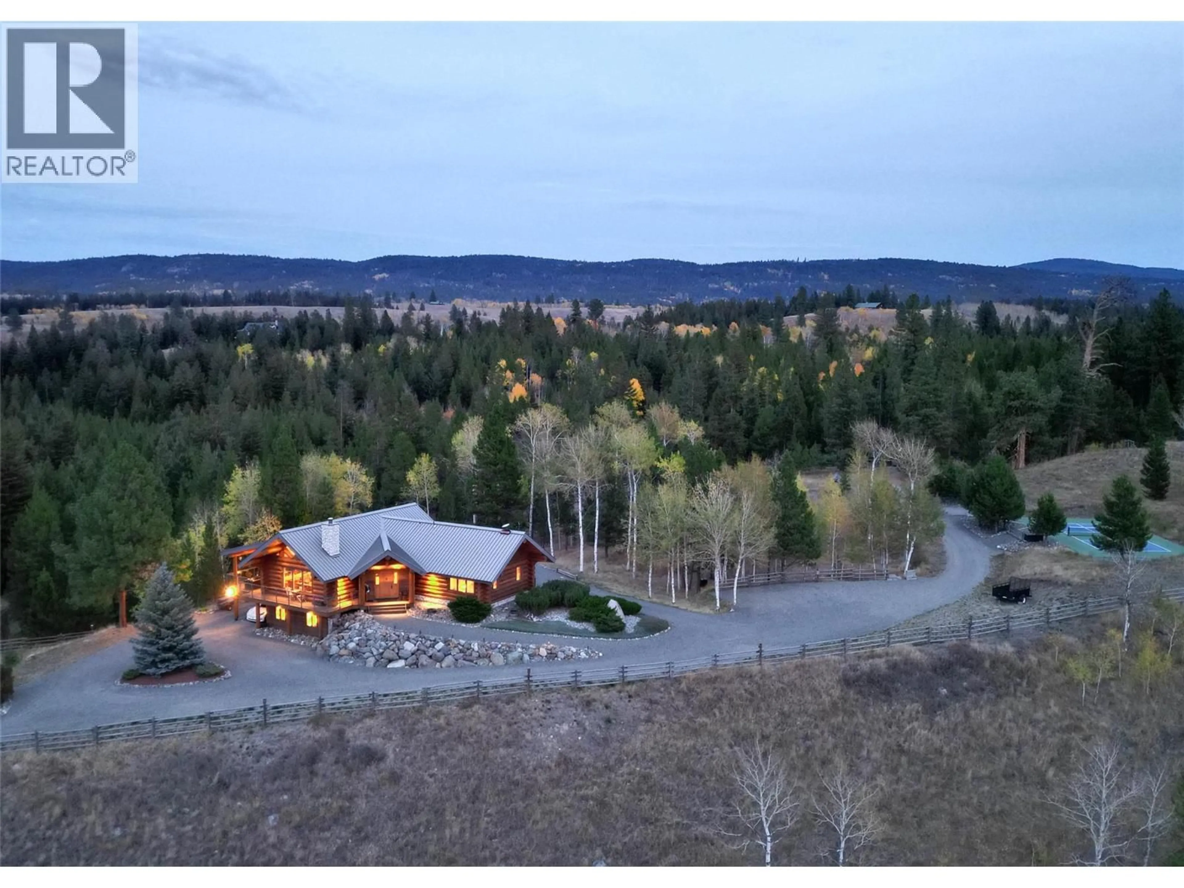 A pic from outside/outdoor area/front of a property/back of a property/a pic from drone, mountain view for 4840 MERRITT PRINCETON HIGHWAY, Merritt British Columbia V1K1B8
