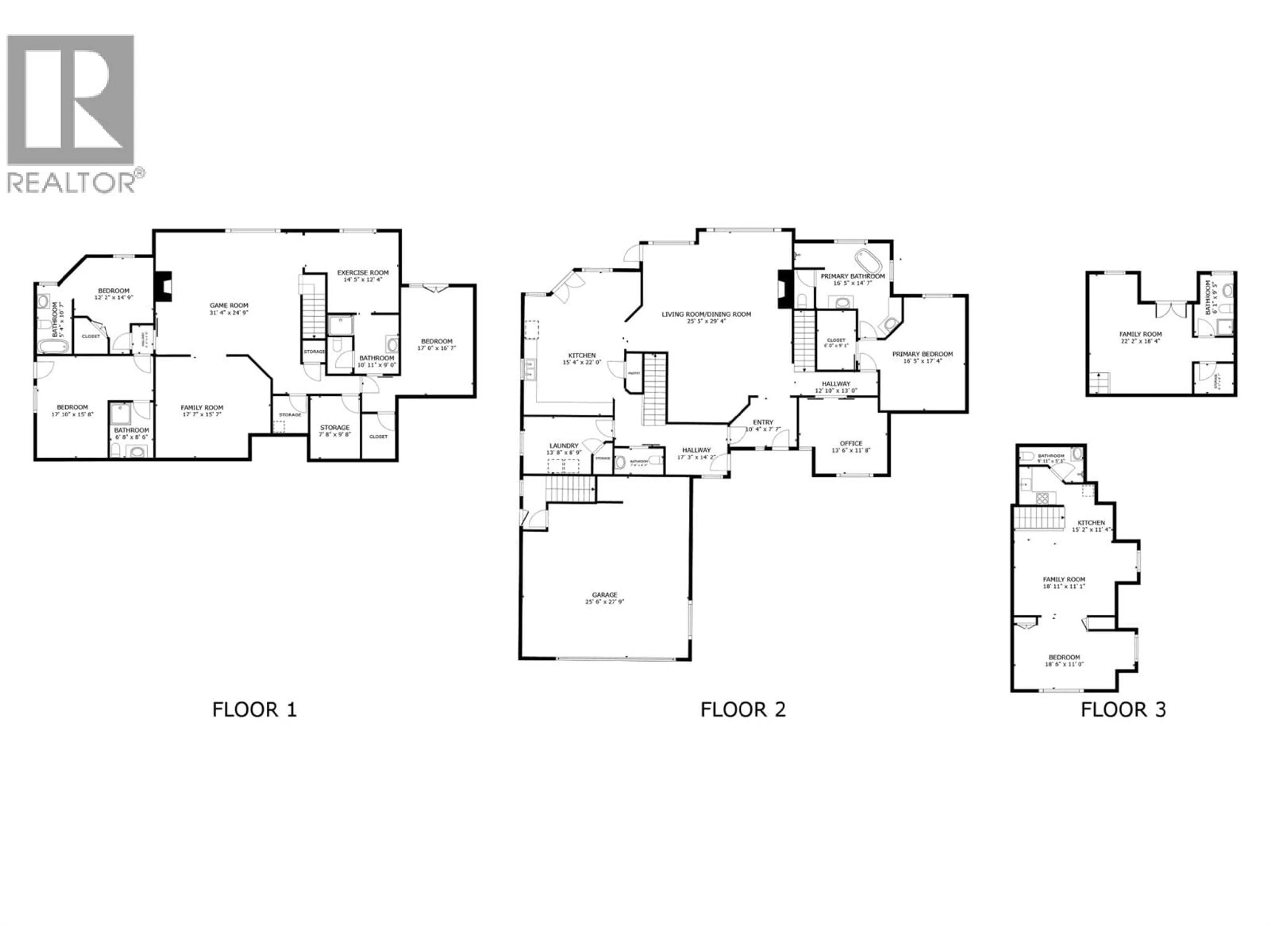 Floor plan for 1208 PEAK POINT DRIVE, West Kelowna British Columbia V1Z4A9