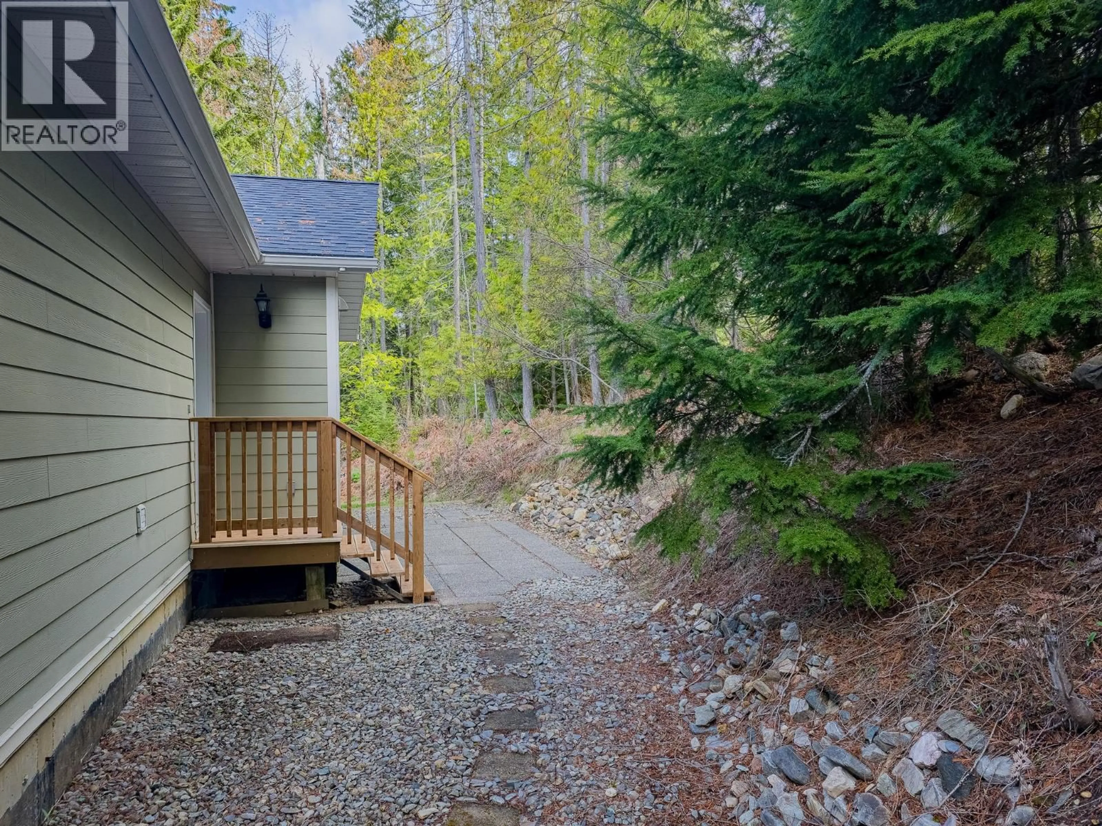 Patio, forest/trees view for 16242 SELKIRK ROAD, Crawford Bay British Columbia V0B1E0