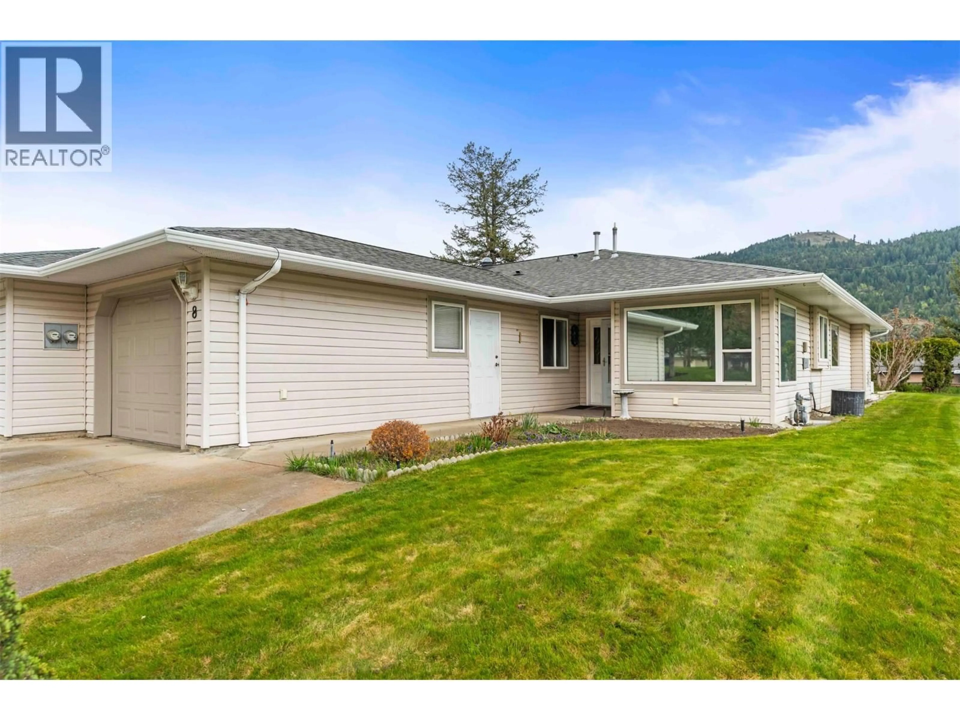Home with vinyl exterior material, mountain view for 8 - 2675 PINE AVENUE, Lumby British Columbia V0E2G5