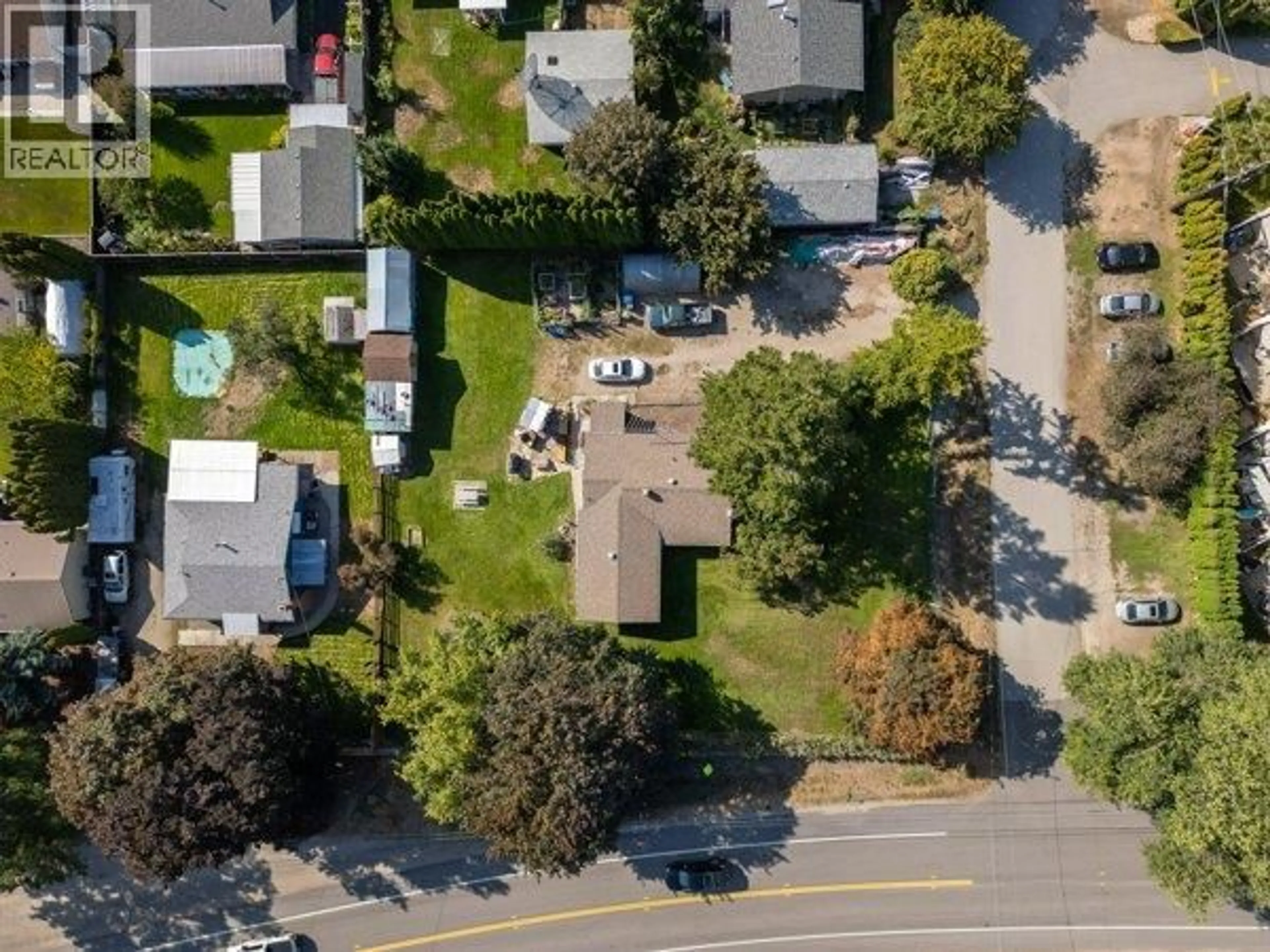 A pic from outside/outdoor area/front of a property/back of a property/a pic from drone, street for 5009 13TH AVENUE, Okanagan Falls British Columbia V0H1R4