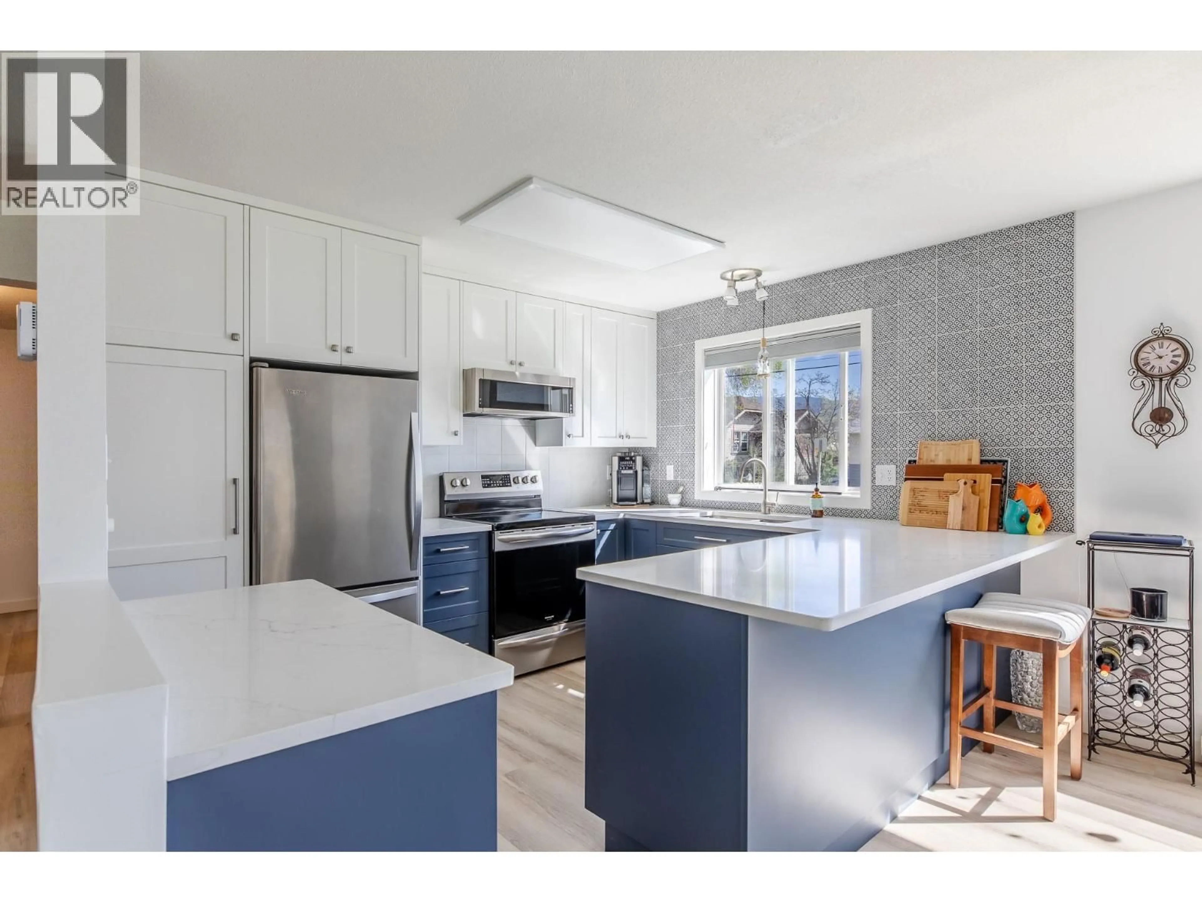 Open concept kitchen, ceramic/tile floor for 108-13014 ARMSTRONG AVENUE, Summerland British Columbia V0H1Z5