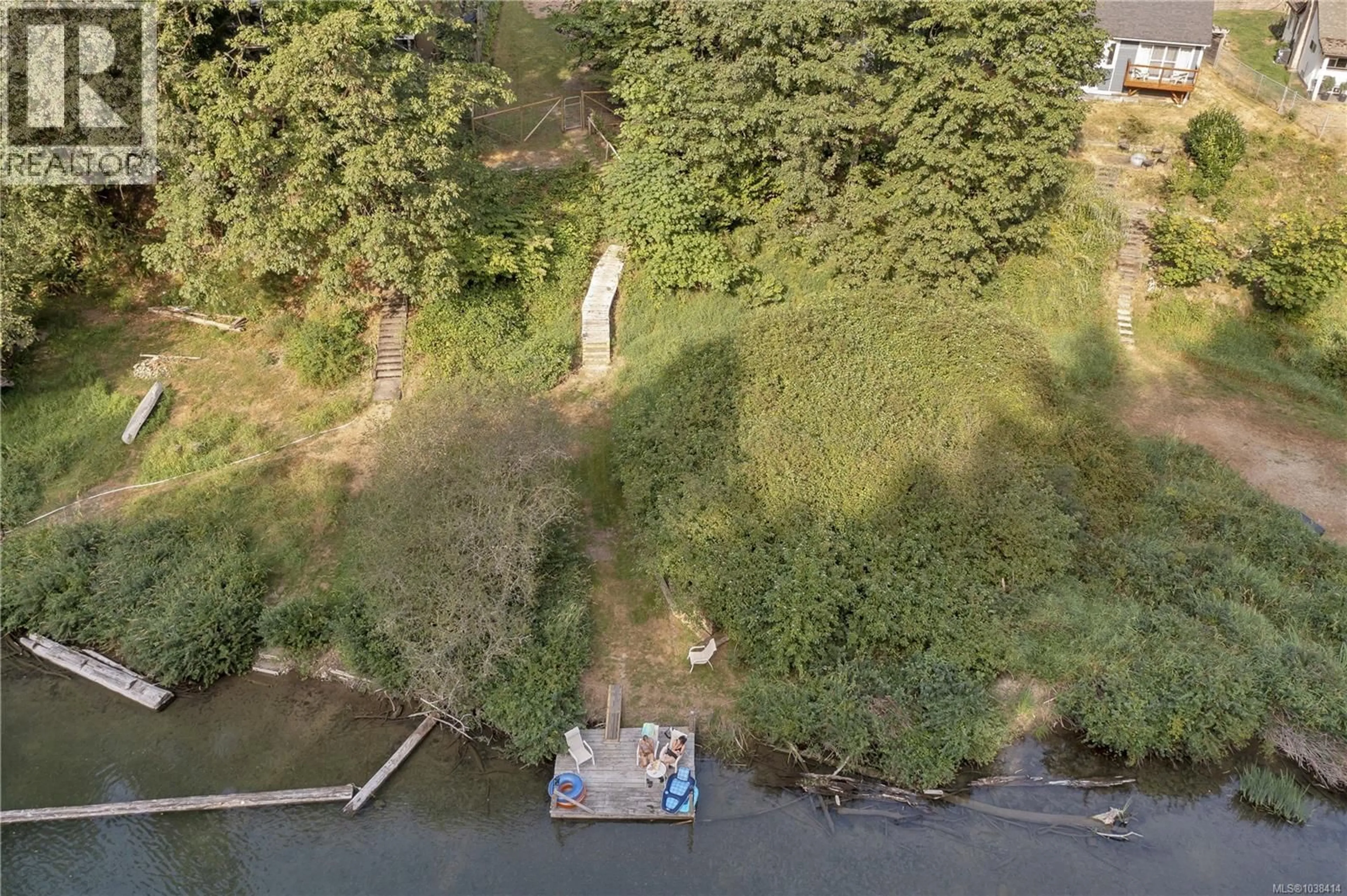 A pic from outside/outdoor area/front of a property/back of a property/a pic from drone, water/lake/river/ocean view for 7840 WENTWORTH ROAD, Lake Cowichan British Columbia V0R2G0