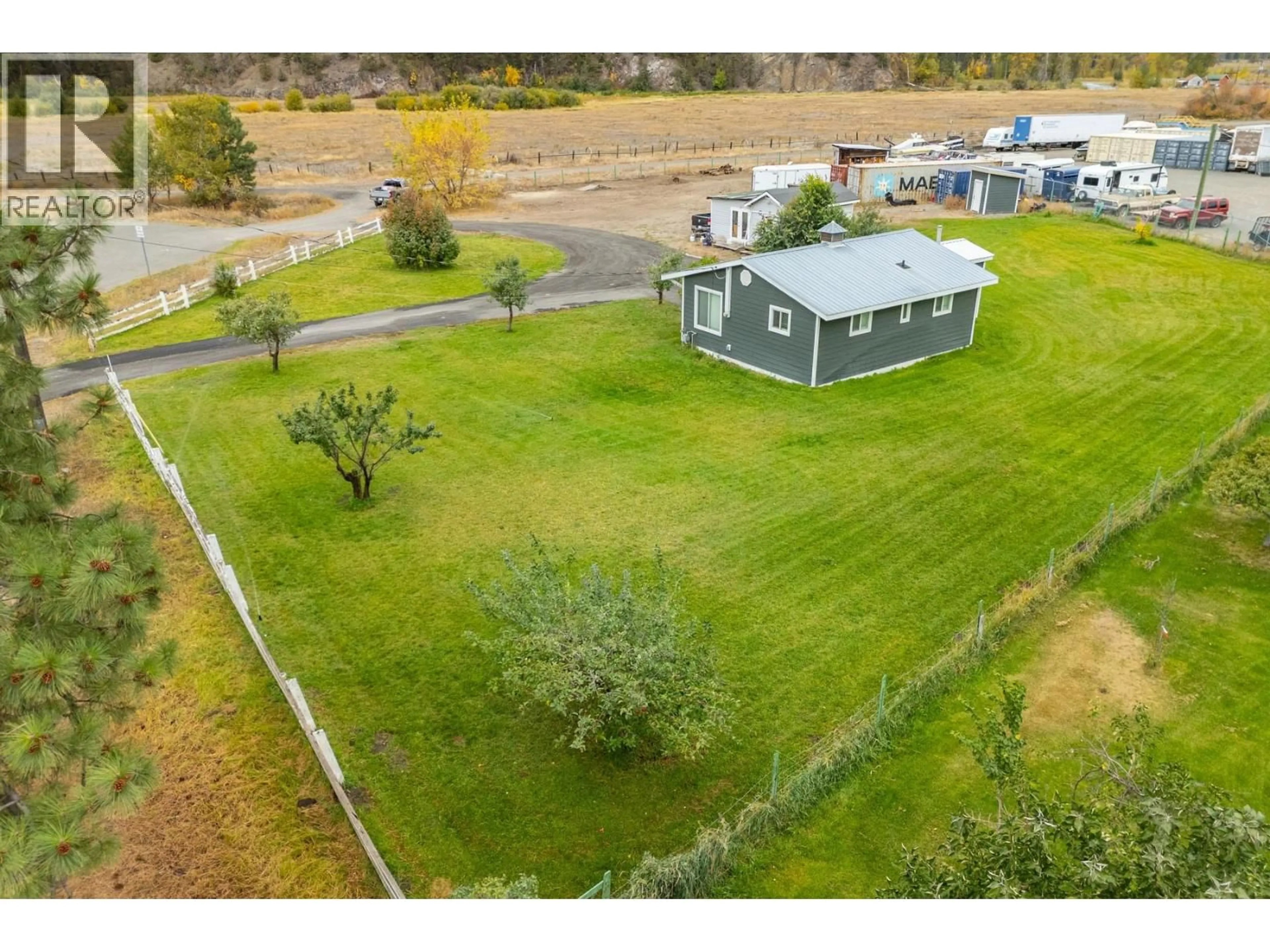 A pic from outside/outdoor area/front of a property/back of a property/a pic from drone, unknown for 2205 COYLE ROAD, Merritt British Columbia V1K1N4