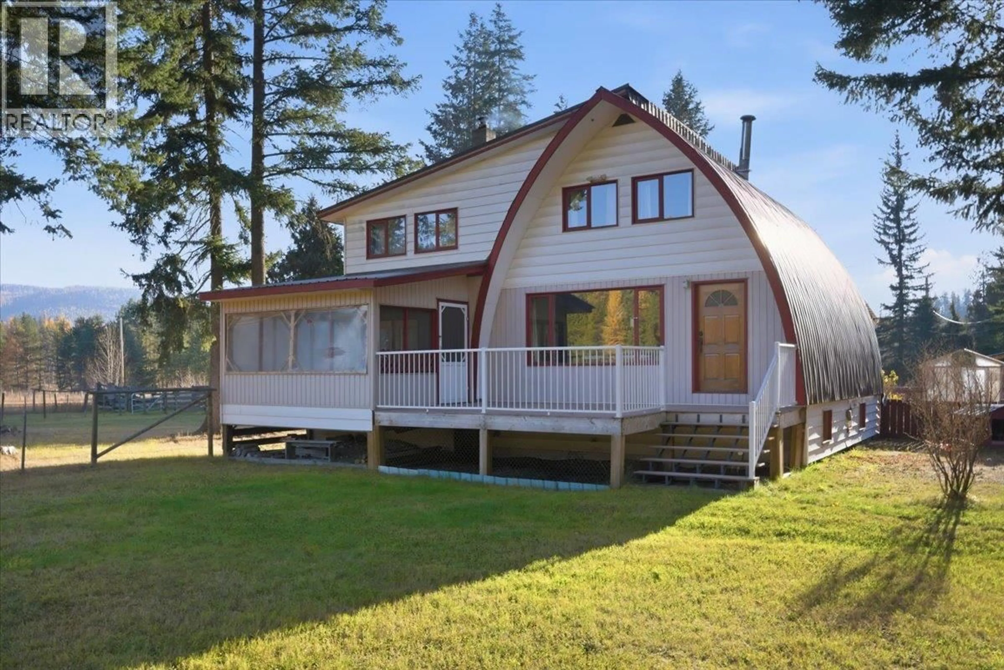 Home with vinyl exterior material, water/lake/river/ocean view for 1215 TRINITY VALLEY ROAD, Lumby British Columbia V0E2G4