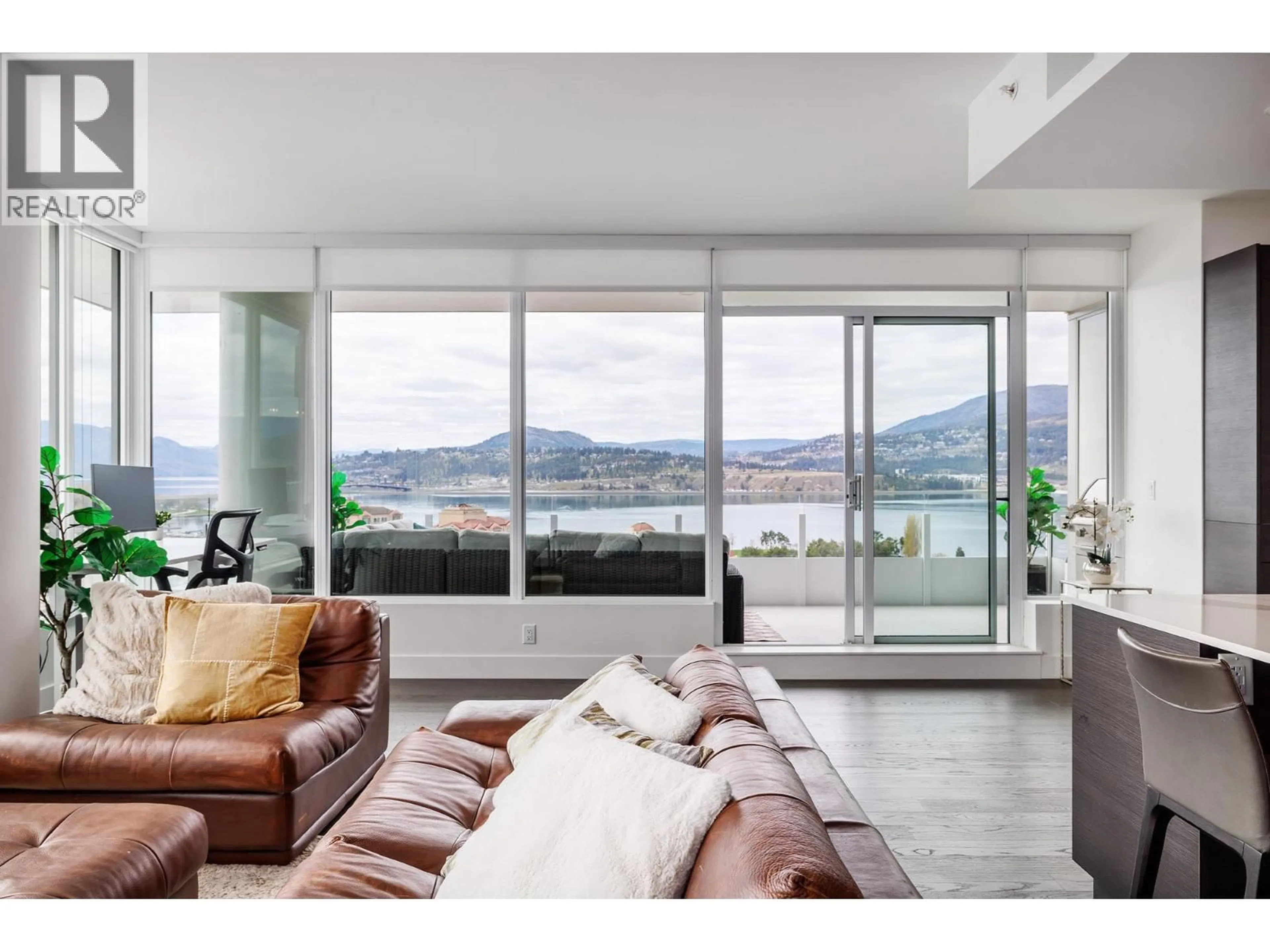 Living room with furniture, unknown for 1503 - 1191 SUNSET DRIVE, Kelowna British Columbia V1Y0J4