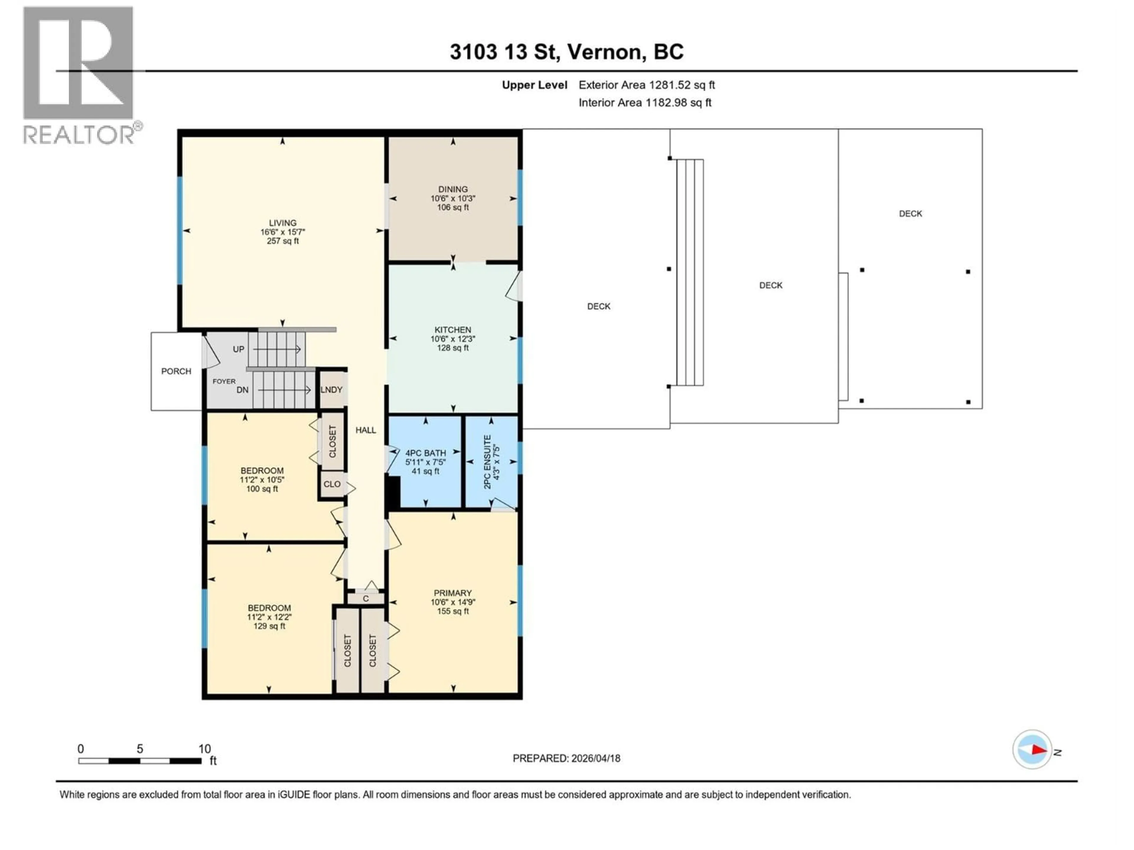 Floor plan for 3103 13TH STREET, Vernon British Columbia V1T6T6