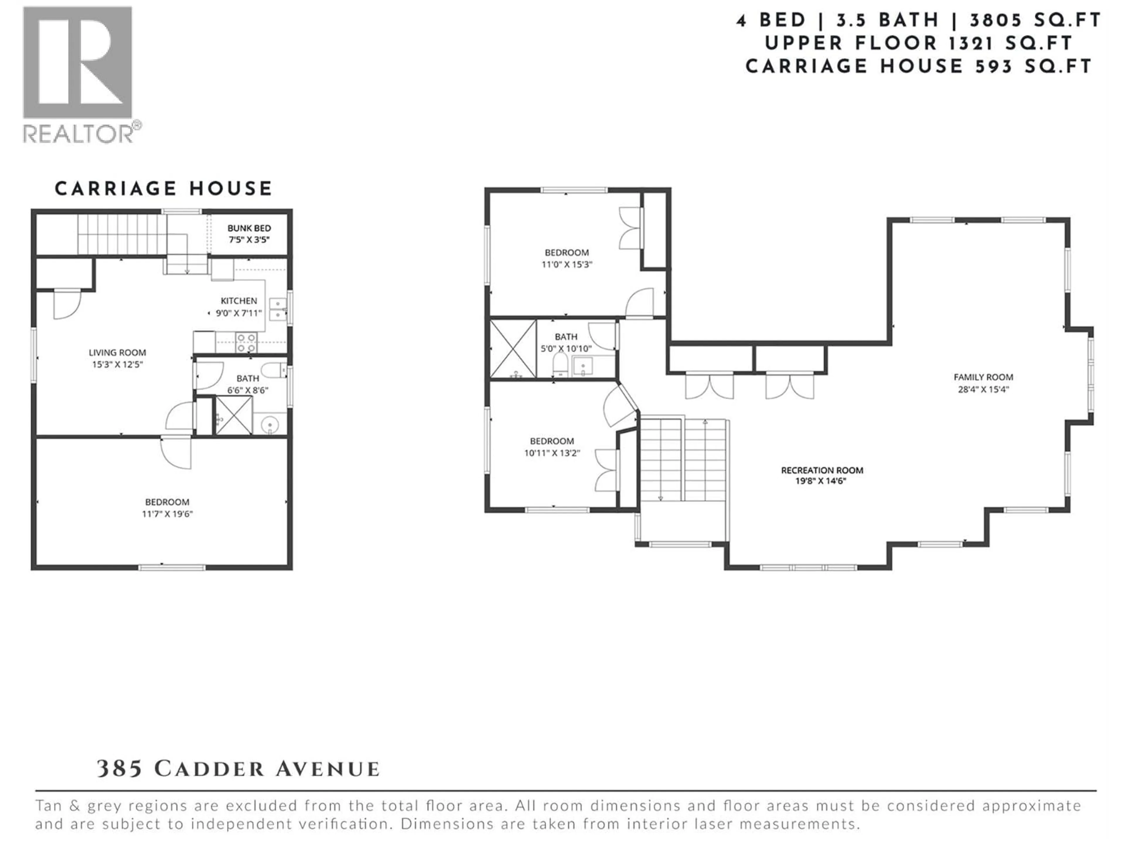 Floor plan for 385 CADDER AVENUE, Kelowna British Columbia V1Y5M9