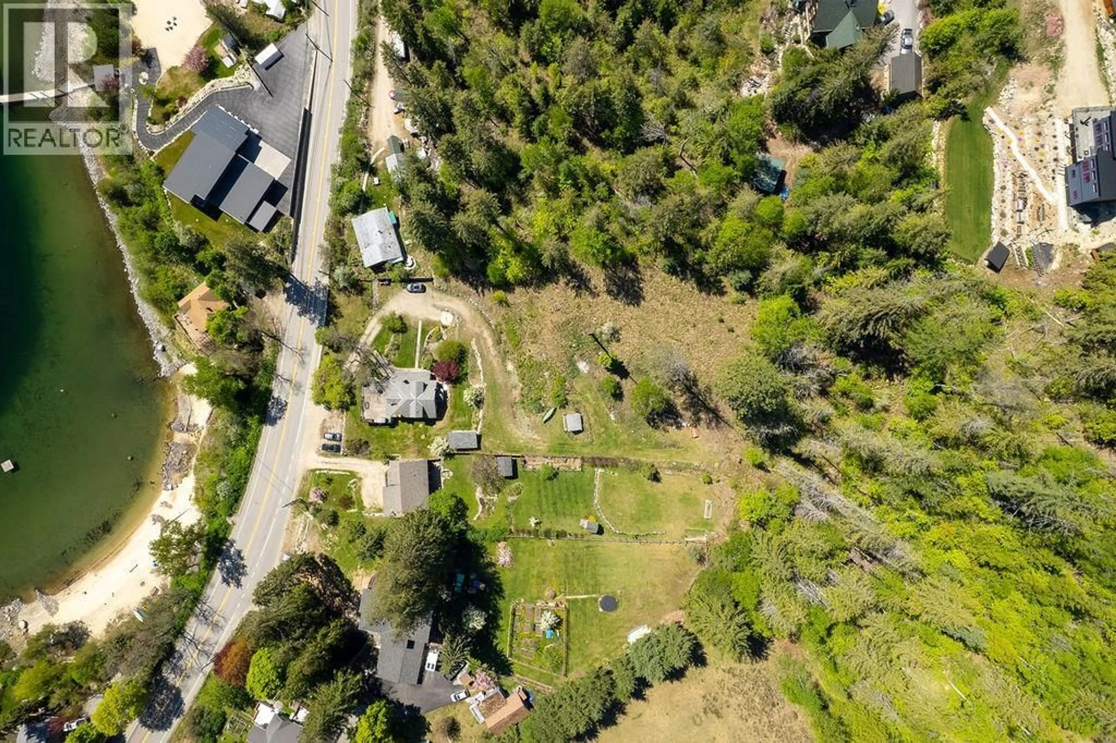 A pic from outside/outdoor area/front of a property/back of a property/a pic from drone, unknown for 2465 3A HIGHWAY, Nelson British Columbia V1L6K7