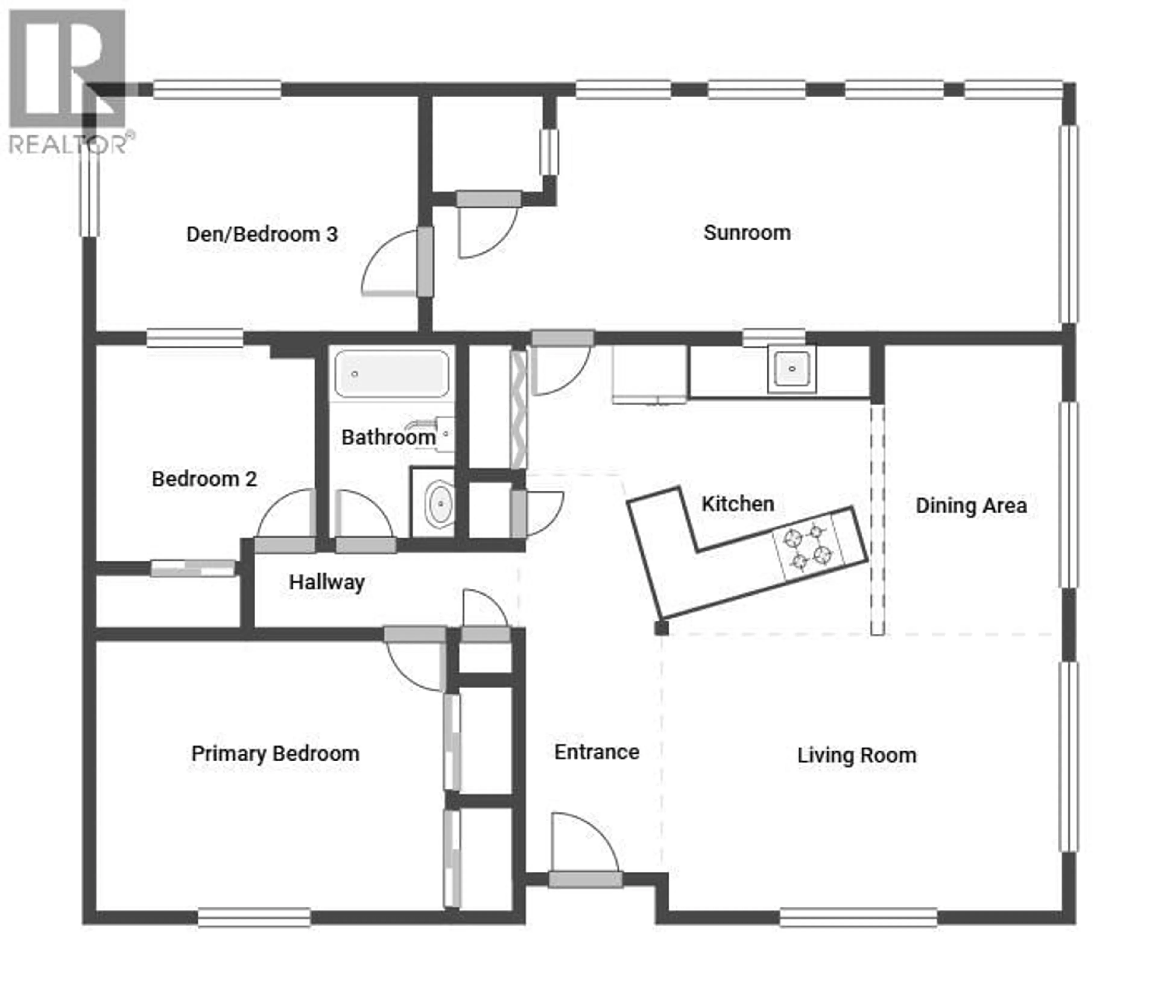 Floor plan for 19 - 3535 MCCULLOCH ROAD, Kelowna British Columbia V1W4R8
