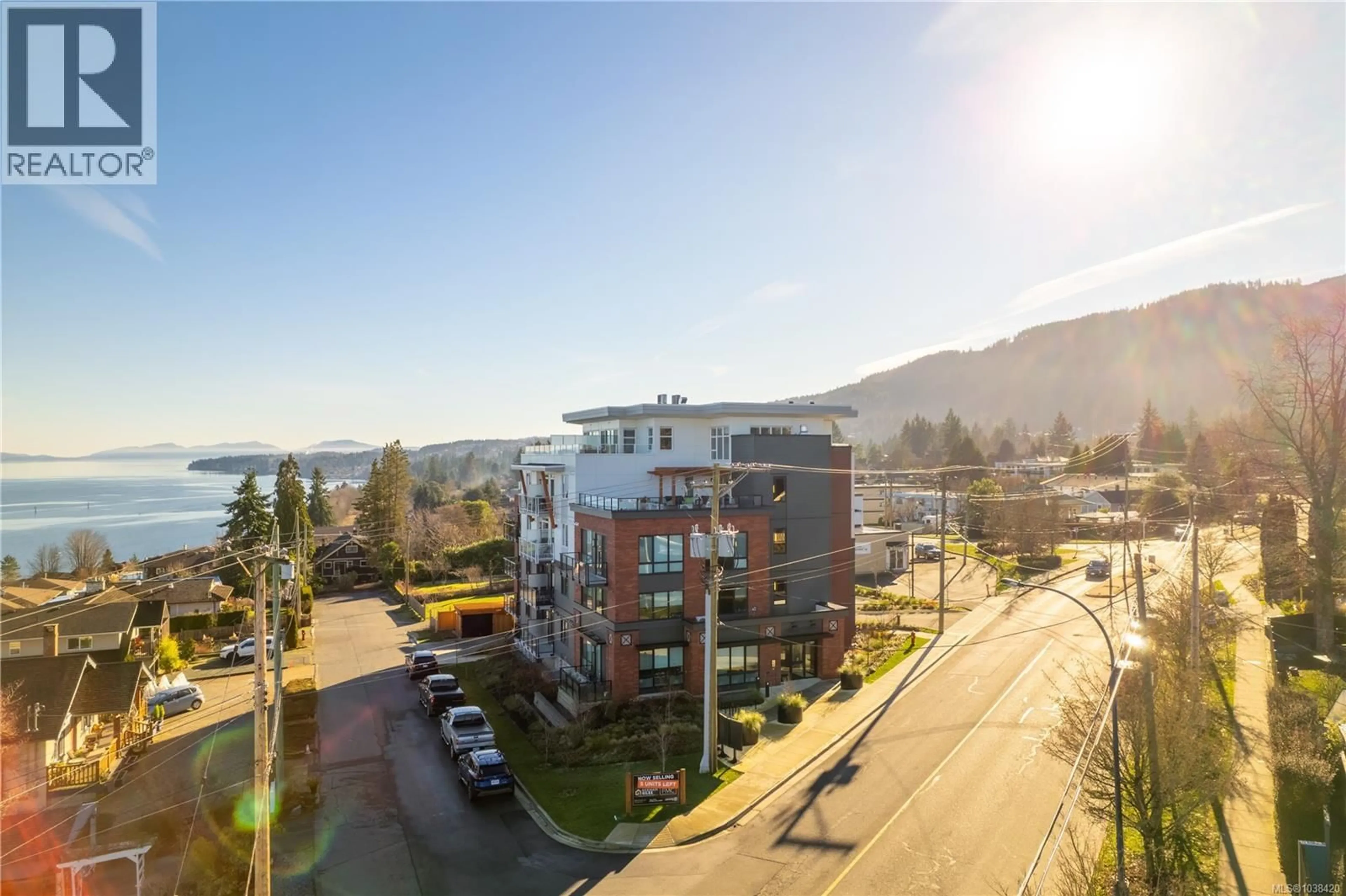 A pic from outside/outdoor area/front of a property/back of a property/a pic from drone, mountain view for 301 - 201 DOGWOOD DRIVE, Ladysmith British Columbia V9G0C3
