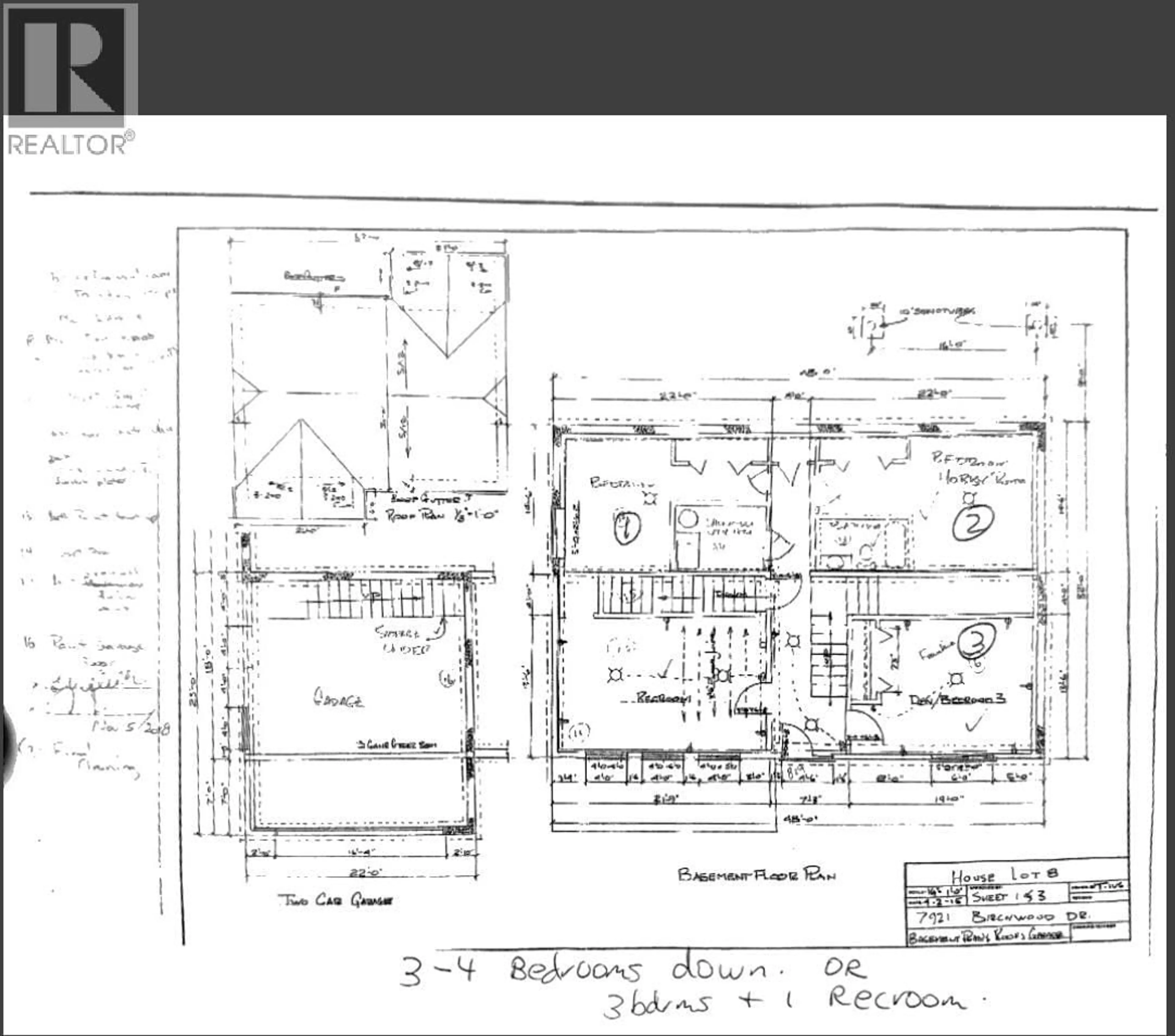 Floor plan for 8121 BIRCHWOOD DRIVE, Trail British Columbia V1R4Y3