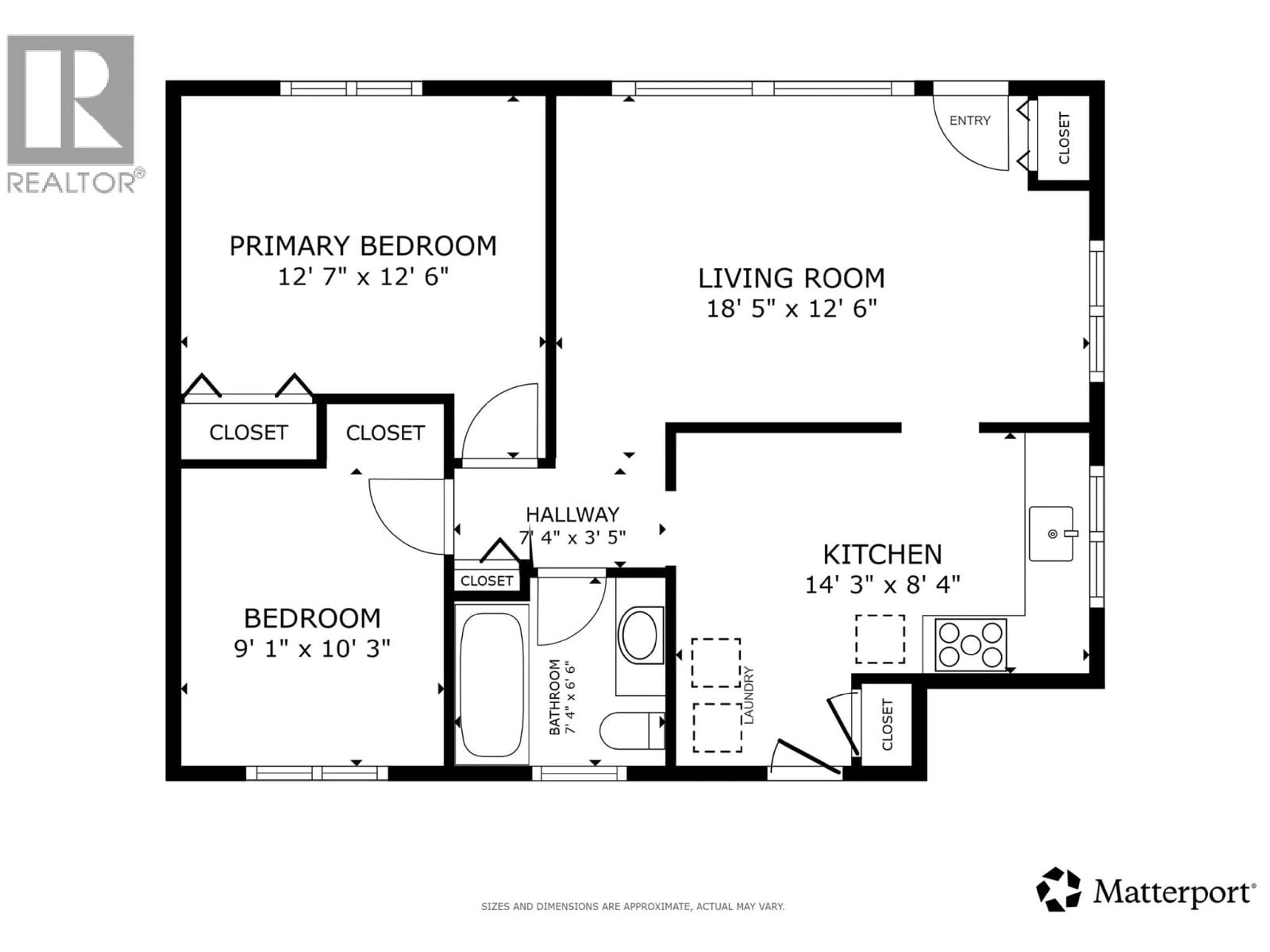 Floor plan for 714 PATTERSON AVENUE, Kelowna British Columbia V1Y5C8