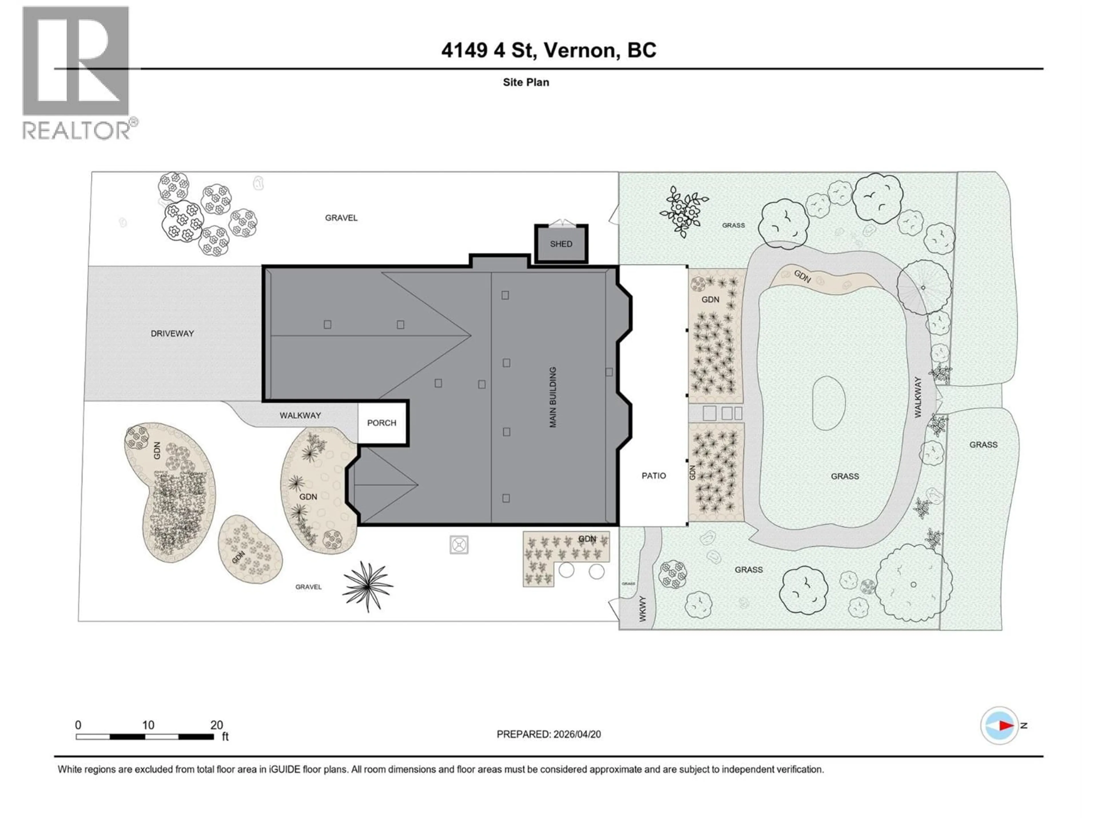 Floor plan for 4149 4TH STREET, Vernon British Columbia V1H1Z1