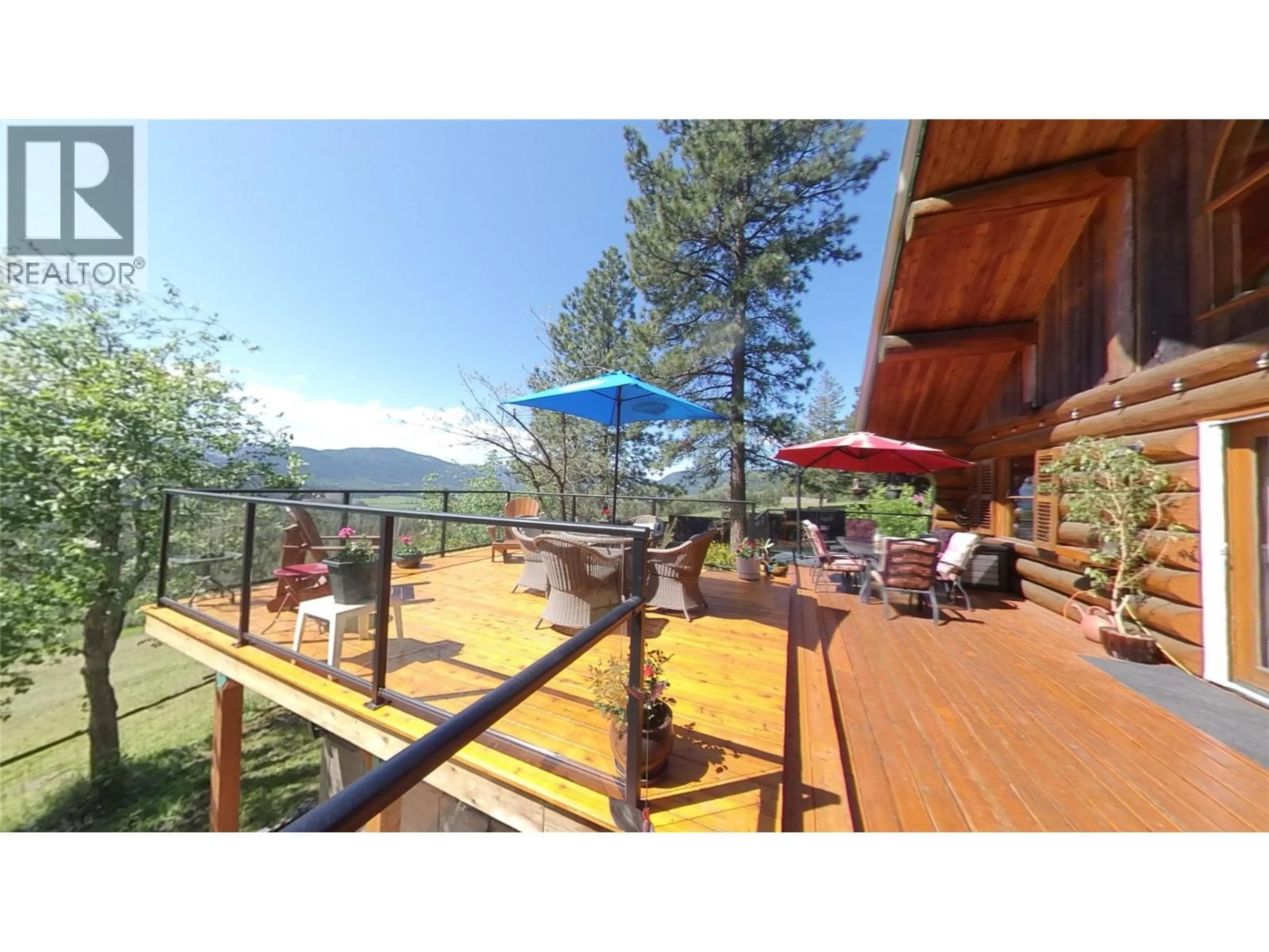 Patio, mountain view for 60 VALEVIEW ROAD, Lumby British Columbia V0E2G1