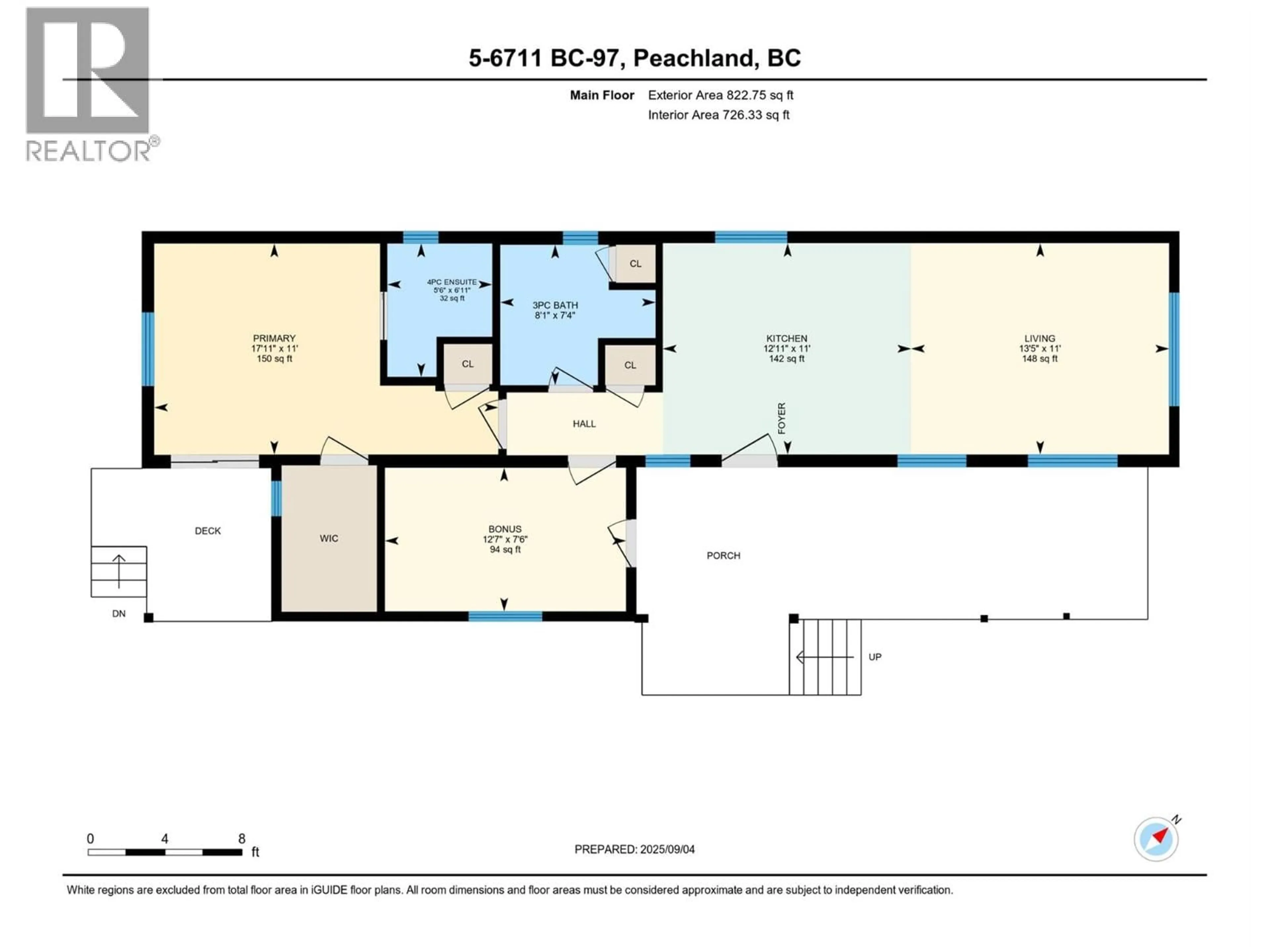 Floor plan for 5 - 6711 HWY 97 SOUTH HIGHWAY, Peachland British Columbia V0H1X9