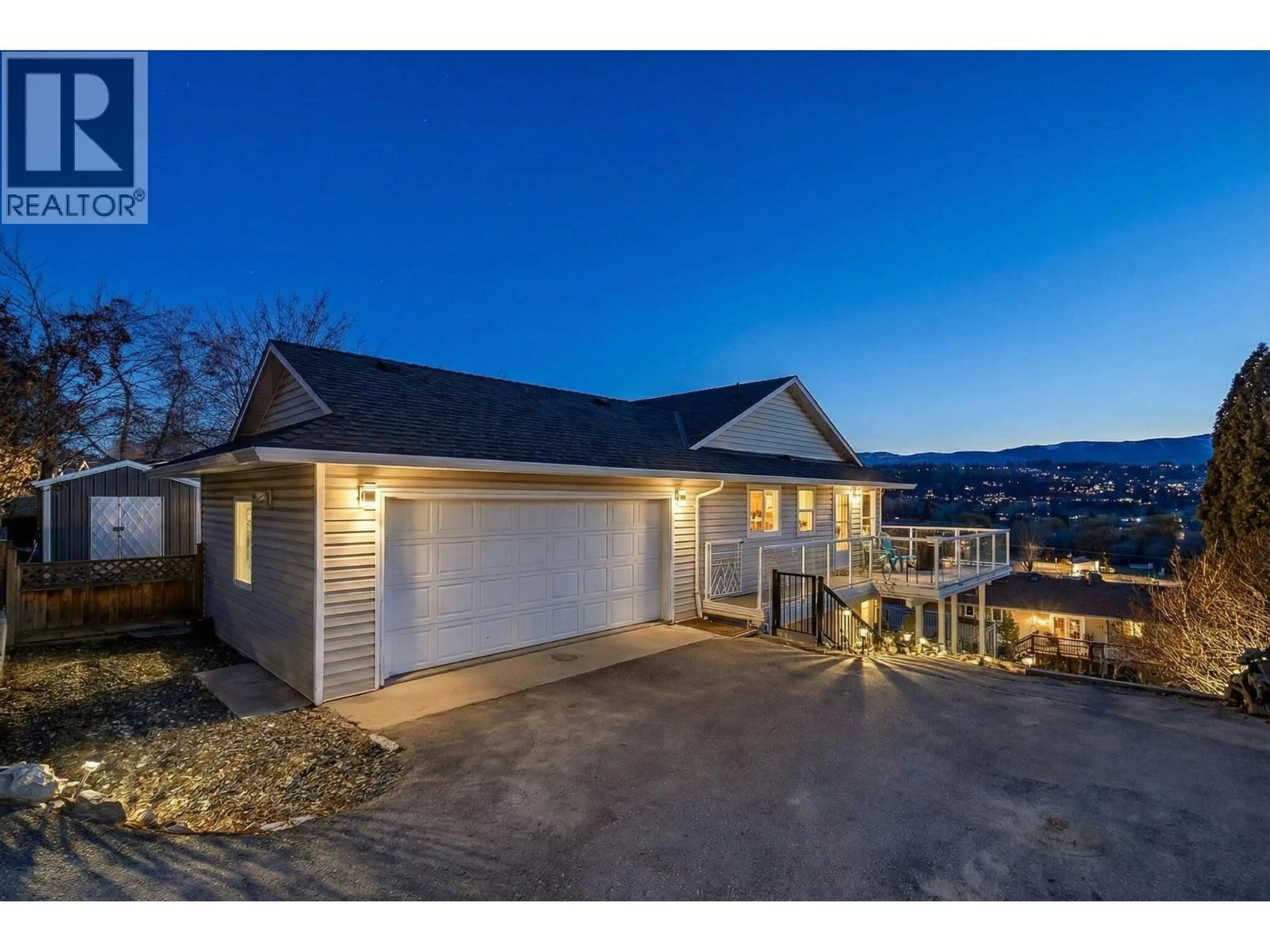 A pic from outside/outdoor area/front of a property/back of a property/a pic from drone, mountain view for 11350 DAKOTA ROAD, Lake Country British Columbia V4V1X1