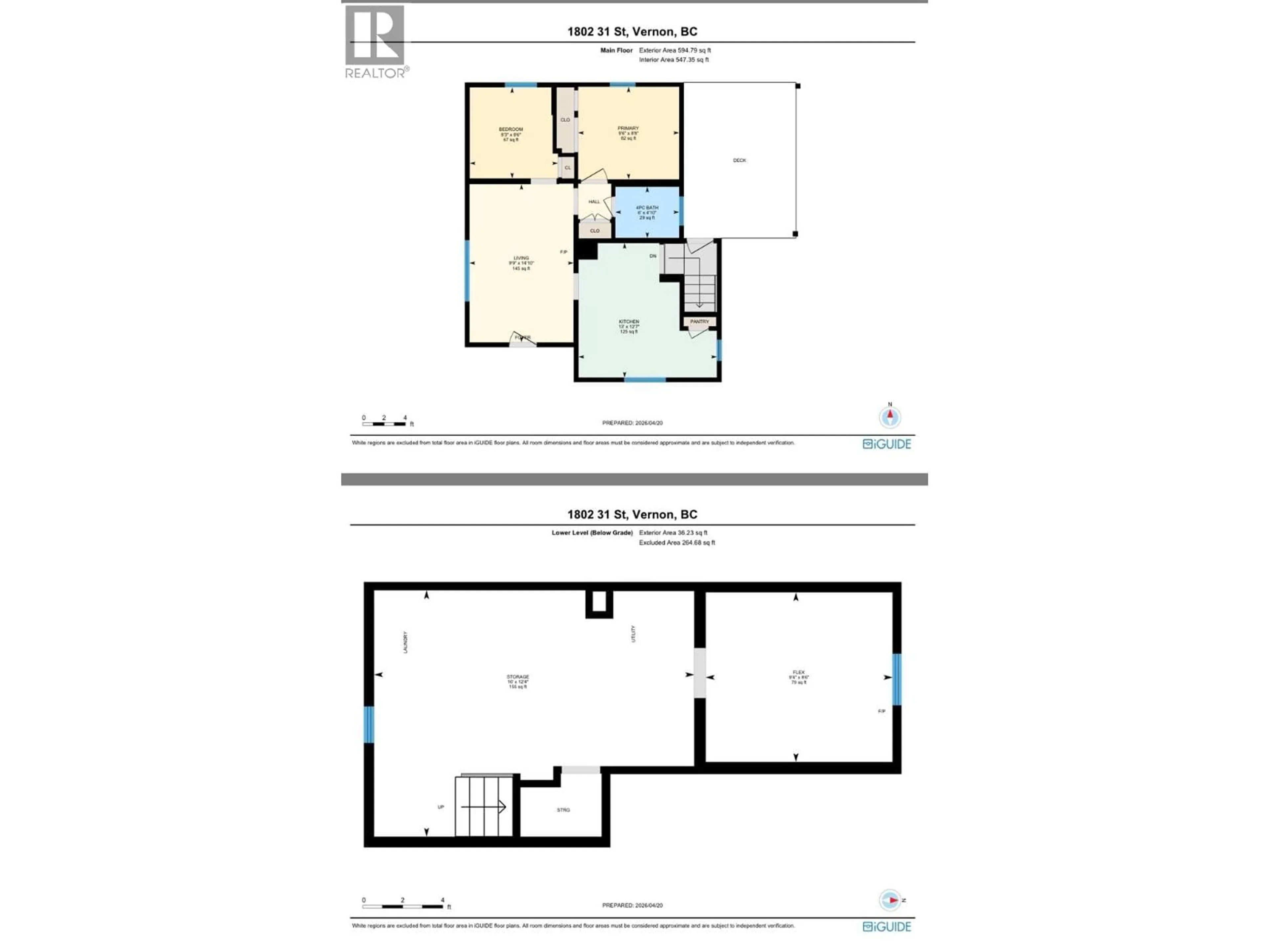 Floor plan for 1802 31 STREET, Vernon British Columbia V1T5G9