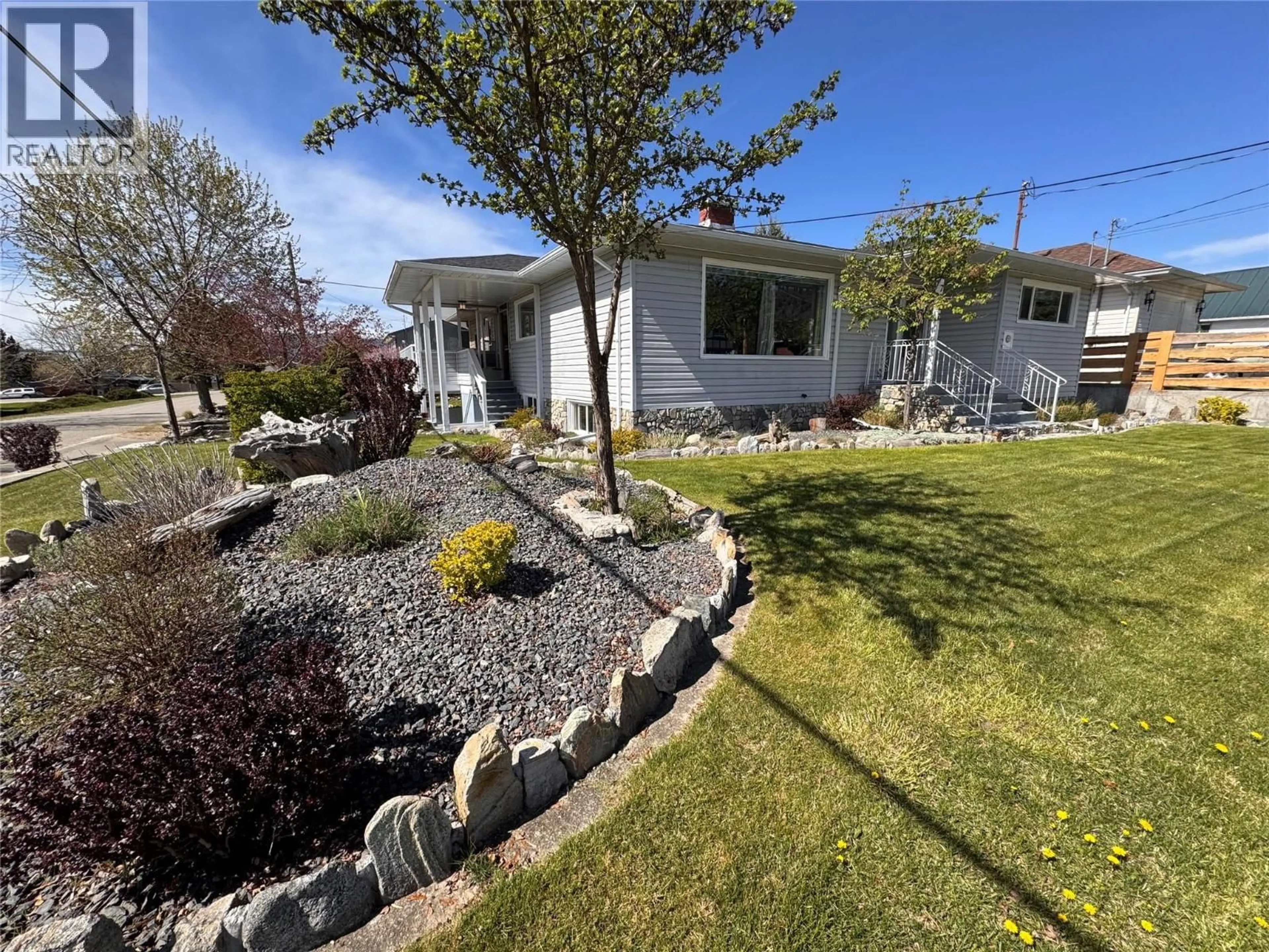 A pic from outside/outdoor area/front of a property/back of a property/a pic from drone, street for 7027 18TH STREET, Grand Forks British Columbia V0H1H2