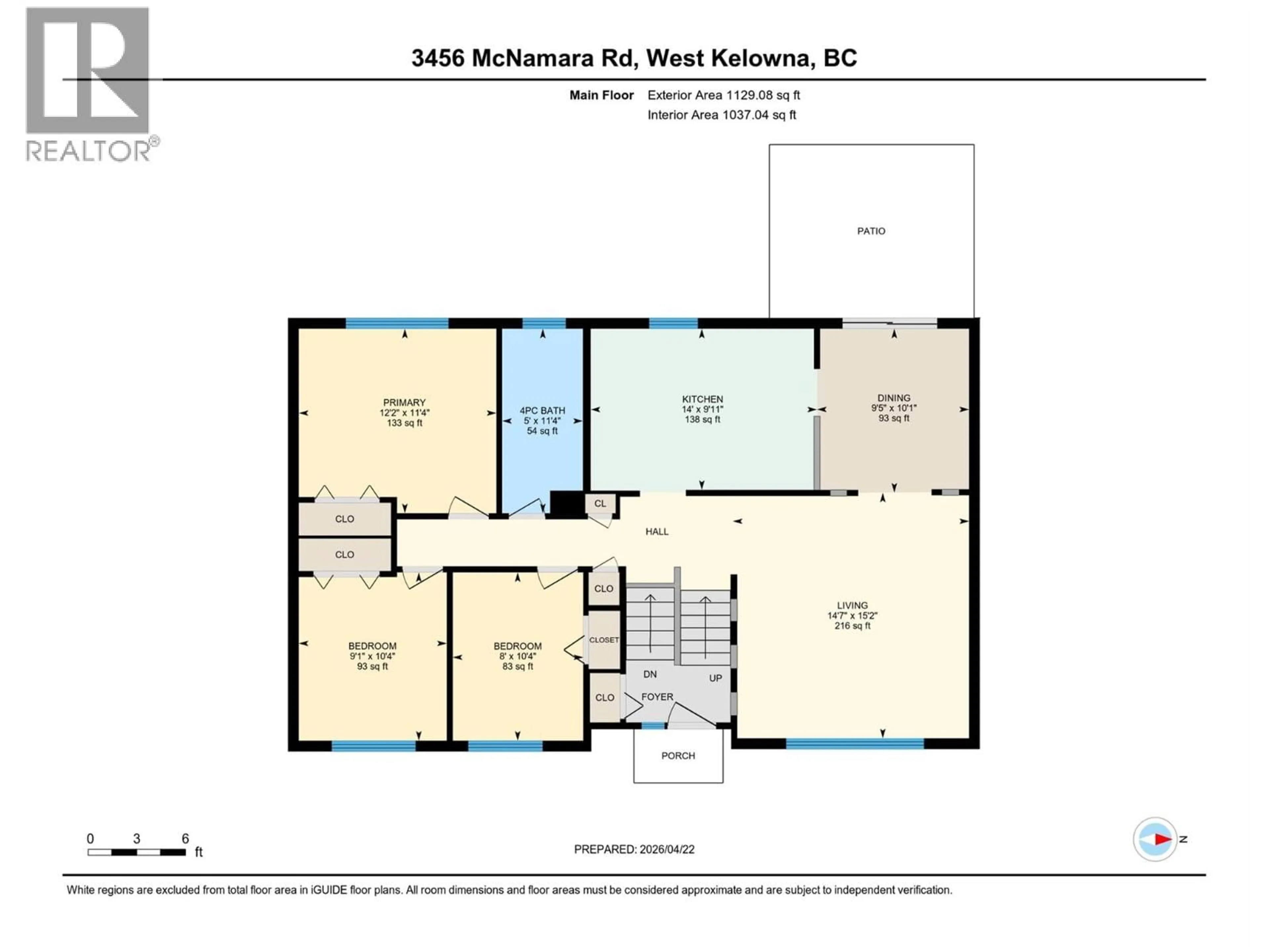 Floor plan for 3456 MCNAMARA ROAD, West Kelowna British Columbia V4T1H5