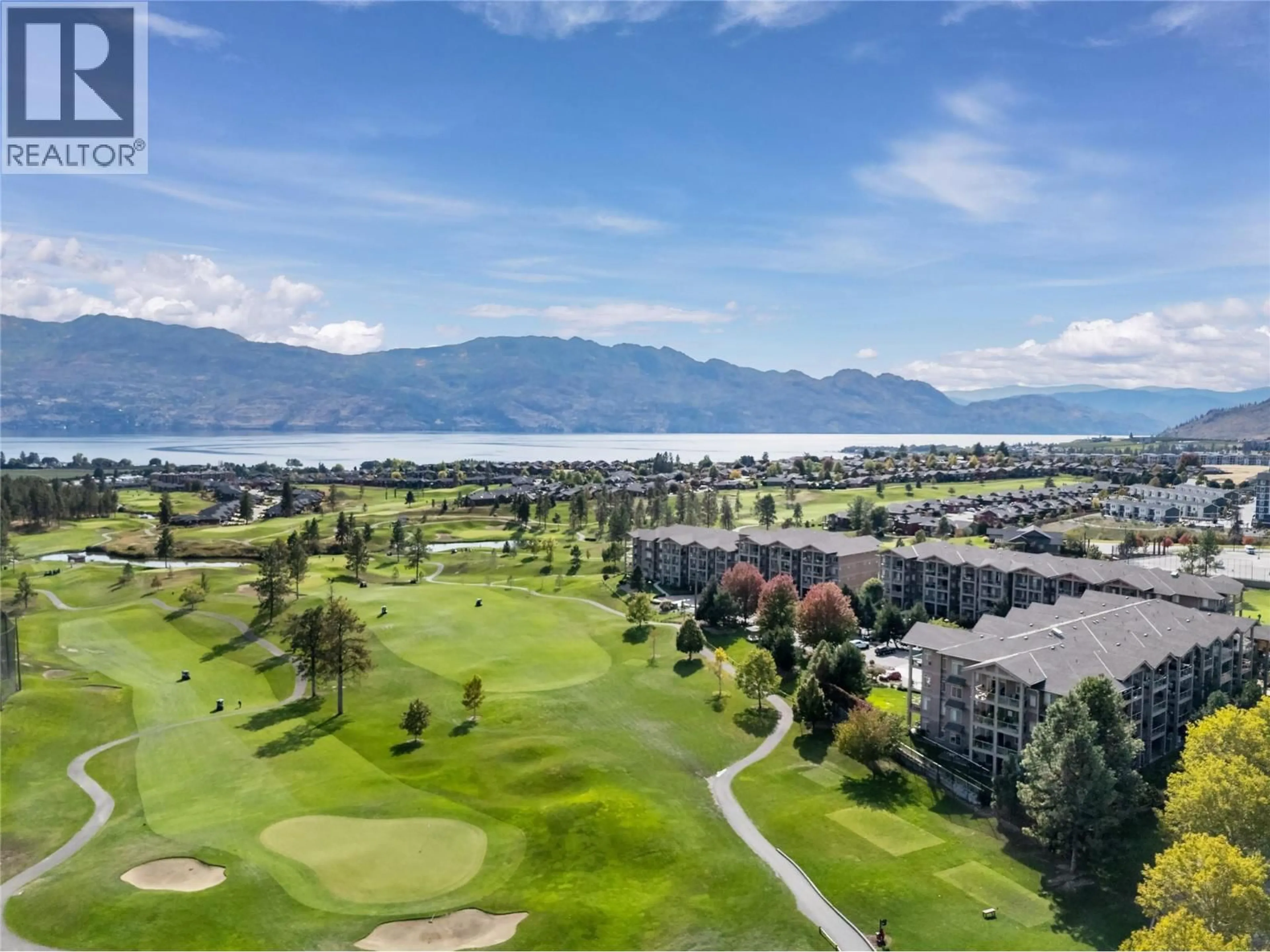 A pic from outside/outdoor area/front of a property/back of a property/a pic from drone, mountain view for 112 - 3521 CARRINGTON ROAD, West Kelowna British Columbia V4T2E6