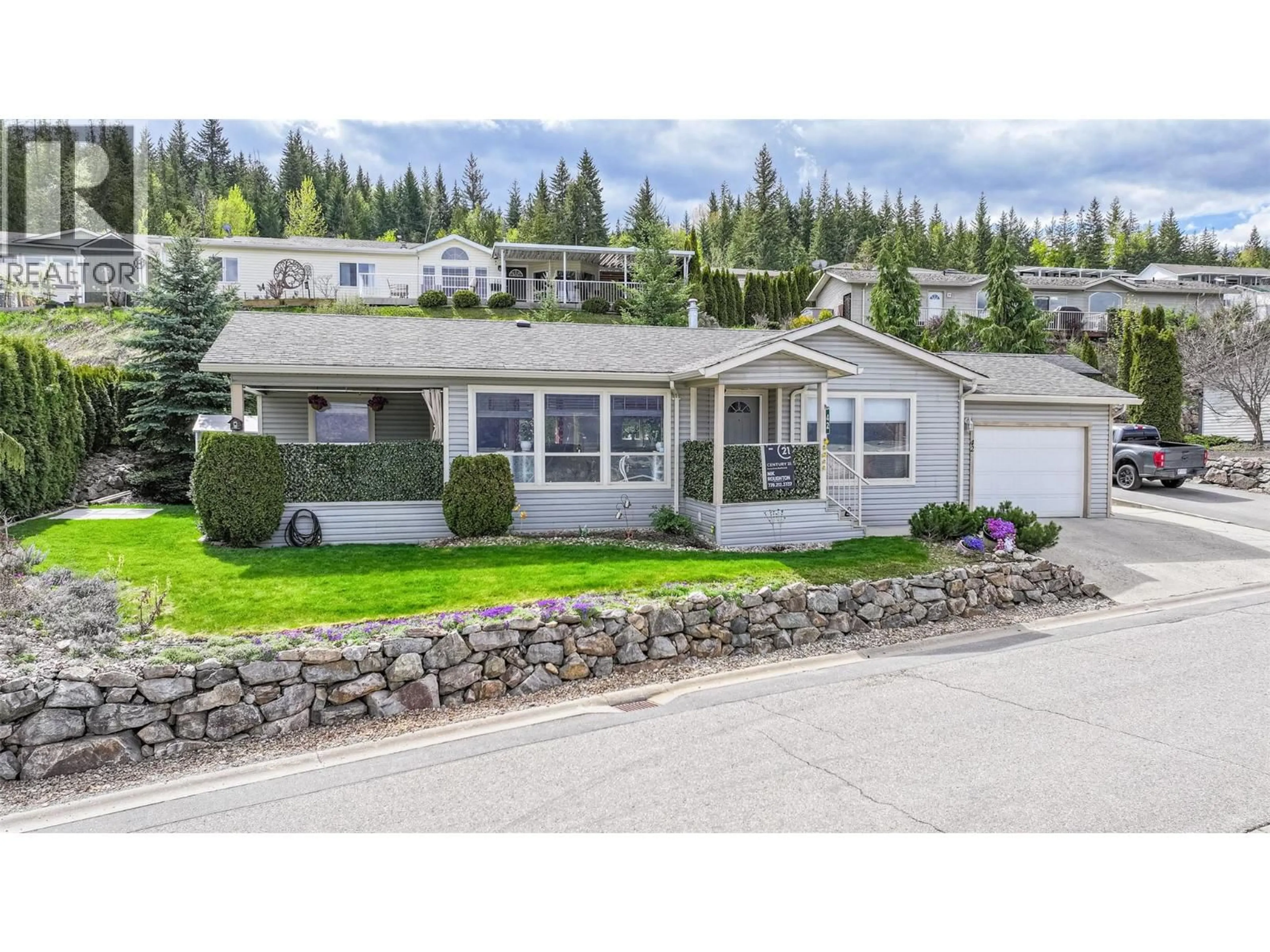 Home with vinyl exterior material, street for 42 - 1510 TRANS CANADA HIGHWAY, Sorrento British Columbia V0E2W2