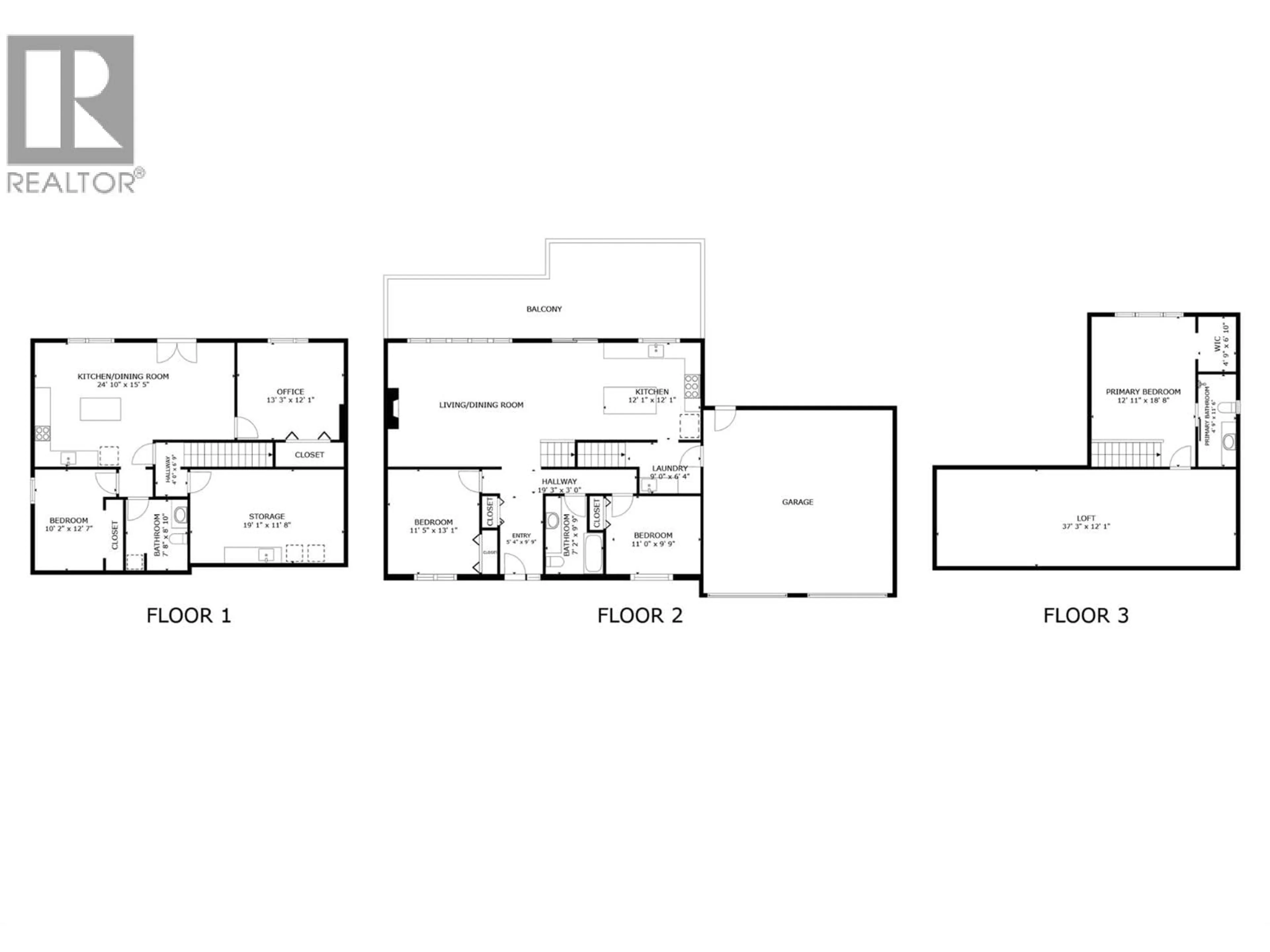 Floor plan for 2020 BENNETT ROAD, Kelowna British Columbia V1V2C1