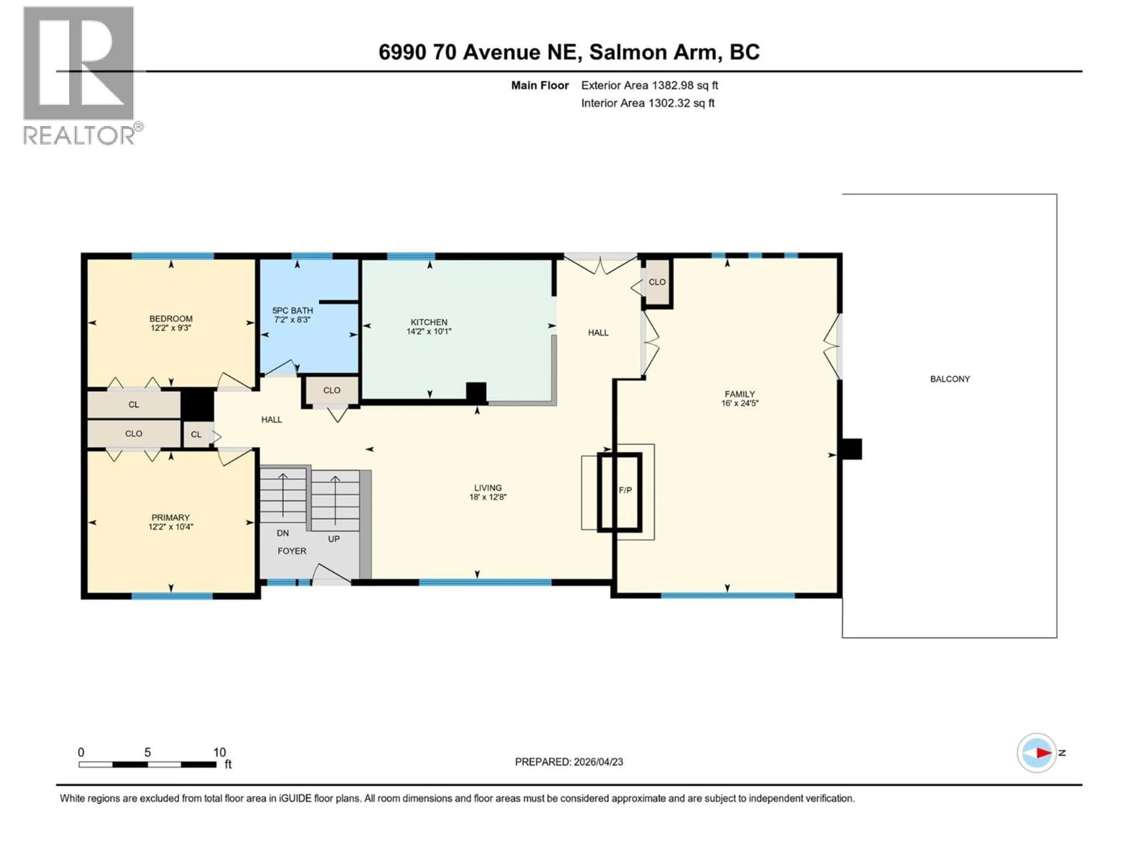 Floor plan for 6990 70 AVENUE NORTHEAST, Salmon Arm British Columbia V0E1K0