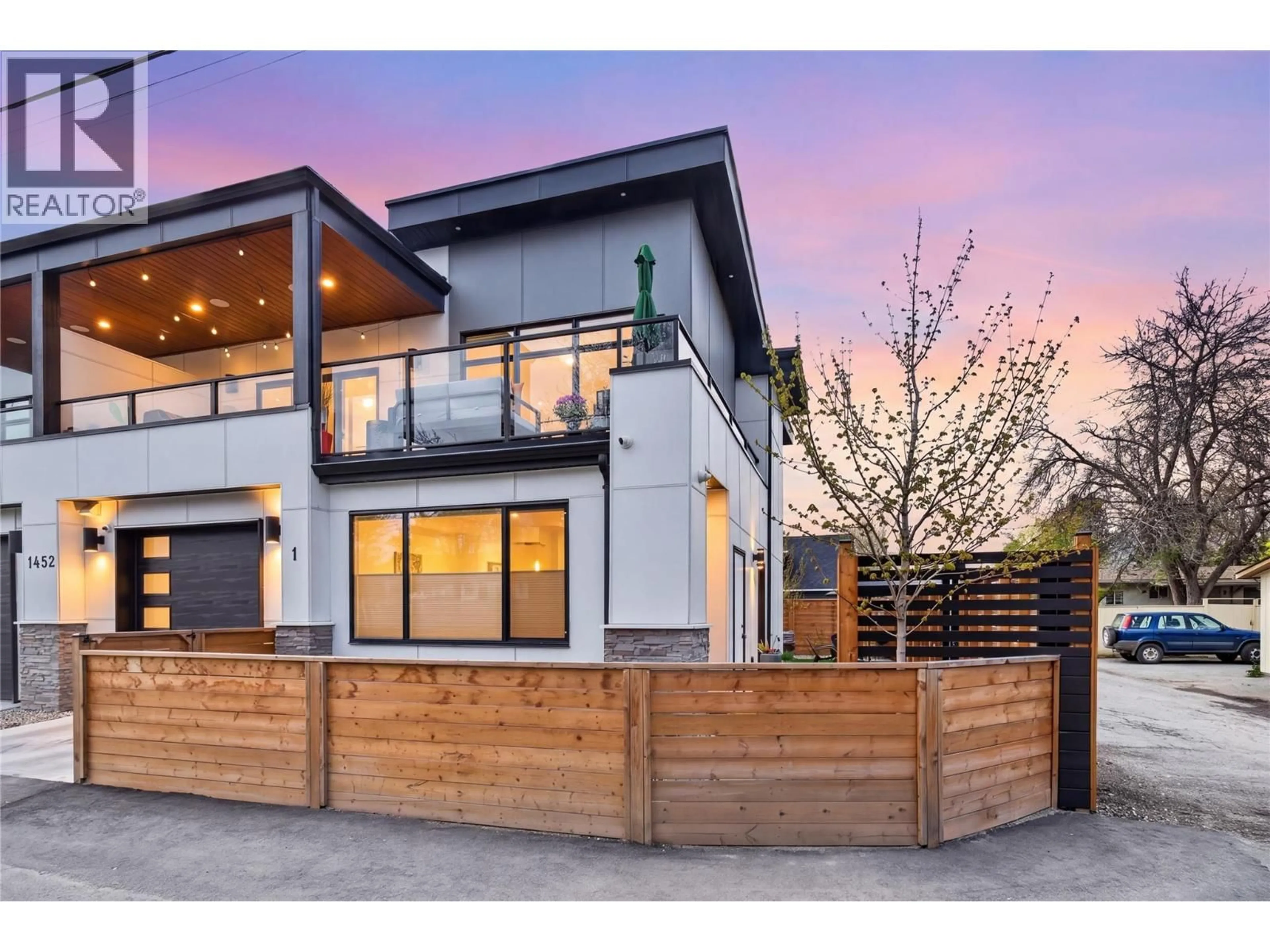 Home with brick exterior material, street for 1 - 1452 ETHEL STREET, Kelowna British Columbia V1Y2Z7