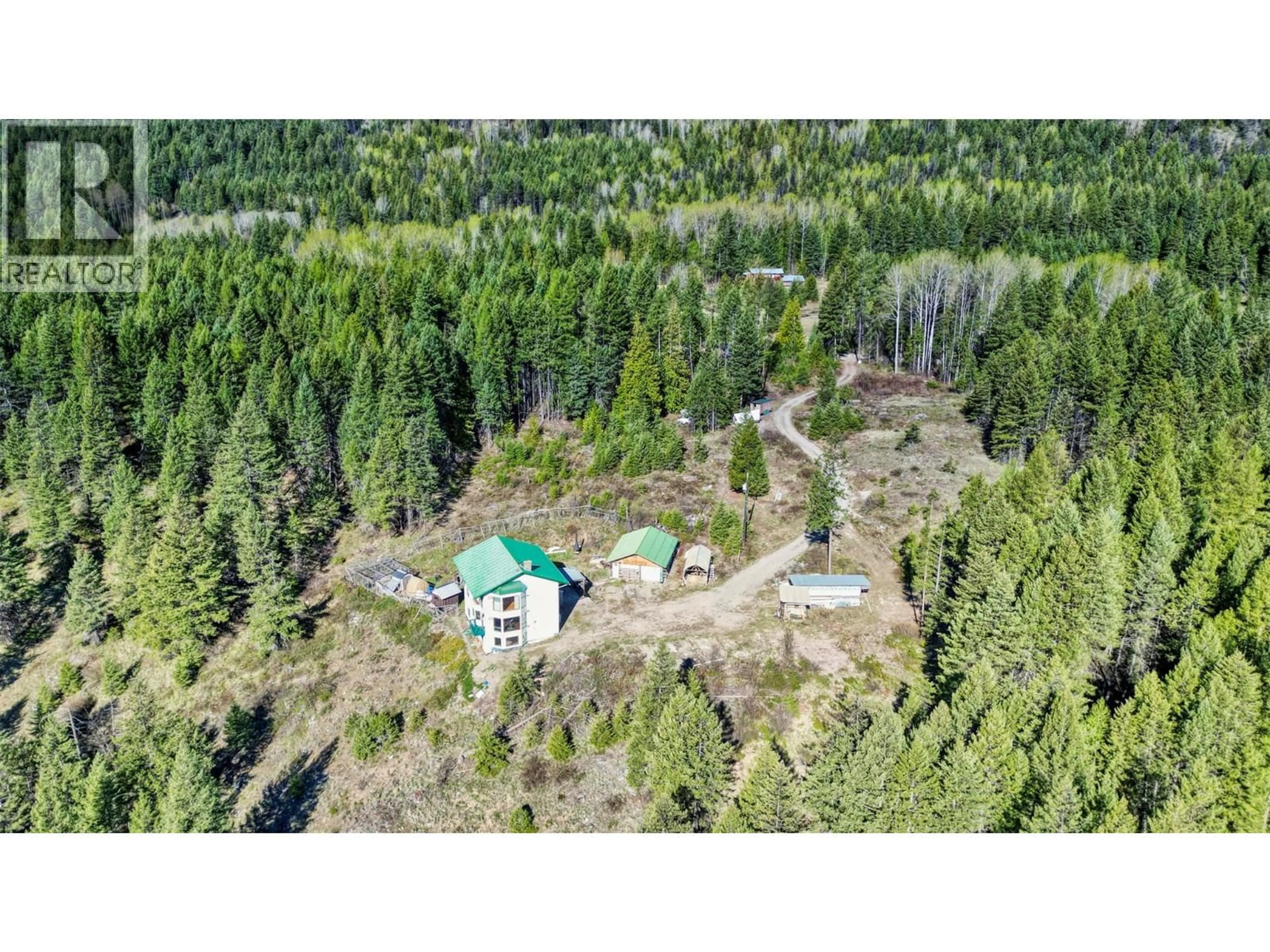A pic from outside/outdoor area/front of a property/back of a property/a pic from drone, forest/trees view for 6050 ATHELSTON-HARTFORD ROAD, Grand Forks British Columbia V0H1H5